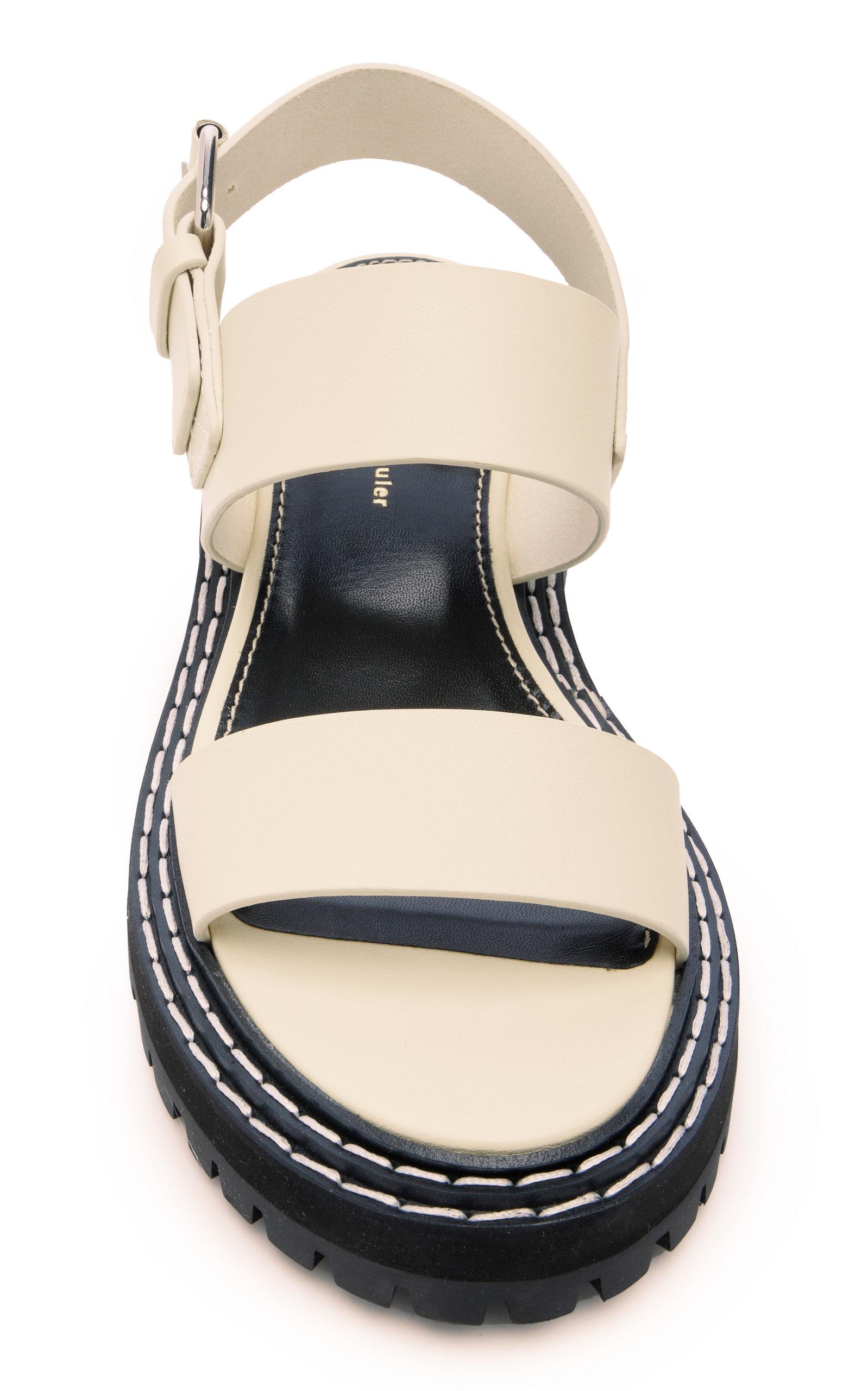Proenza Schouler Lug-sole Sandals in White | Lyst