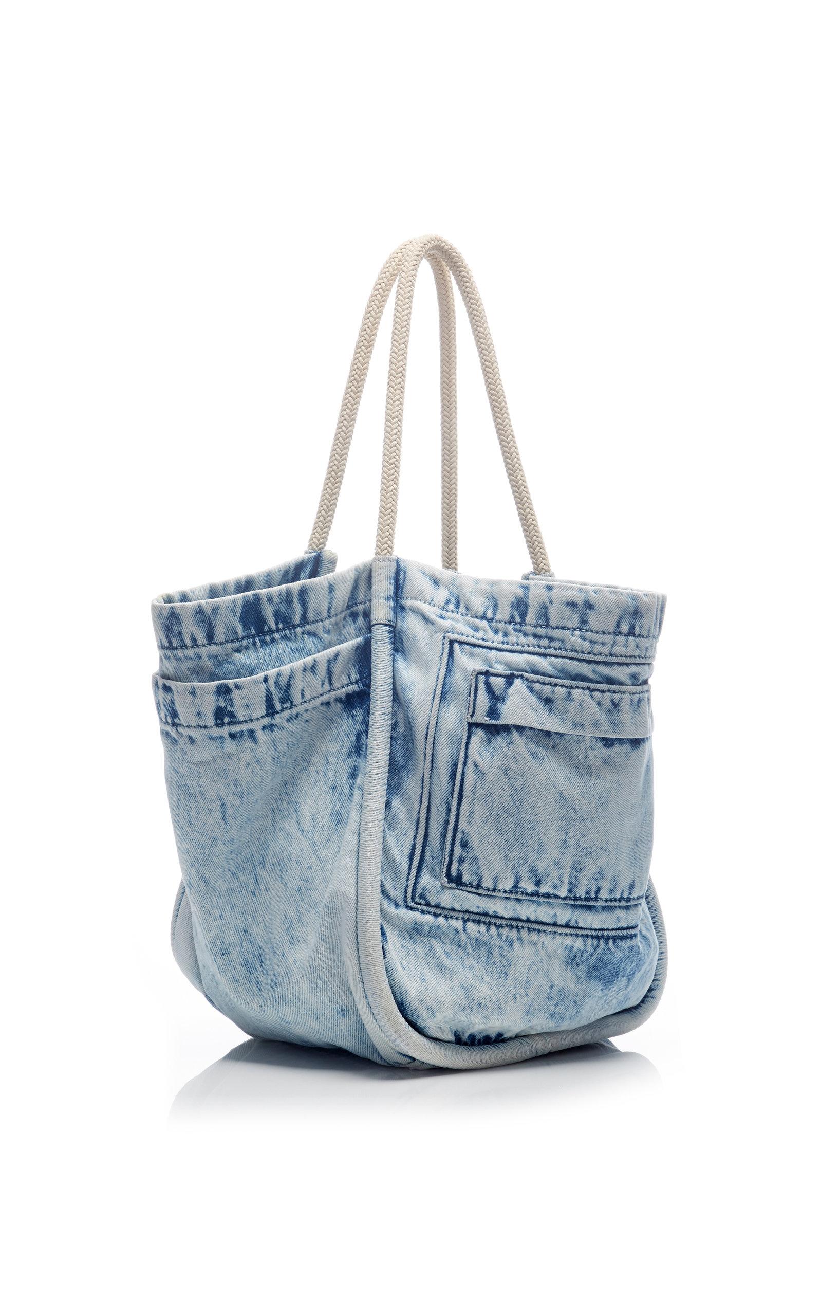 Proenza Schouler Large Denim Tote Bag in Blue Pattern (Blue) - Lyst