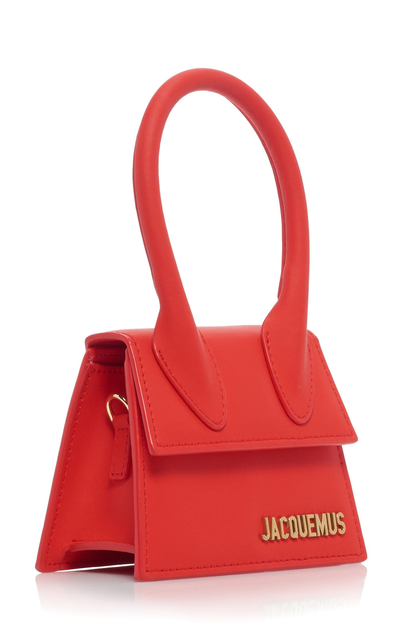 Jacquemus Le Chiquito Mini Leather Tote in Red - Lyst
