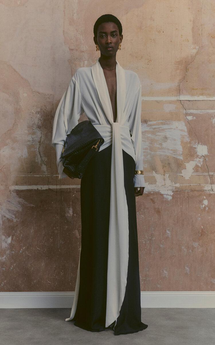 victoria beckham white silk dress Victoria Beckham Draped Satin Mini Dress In White