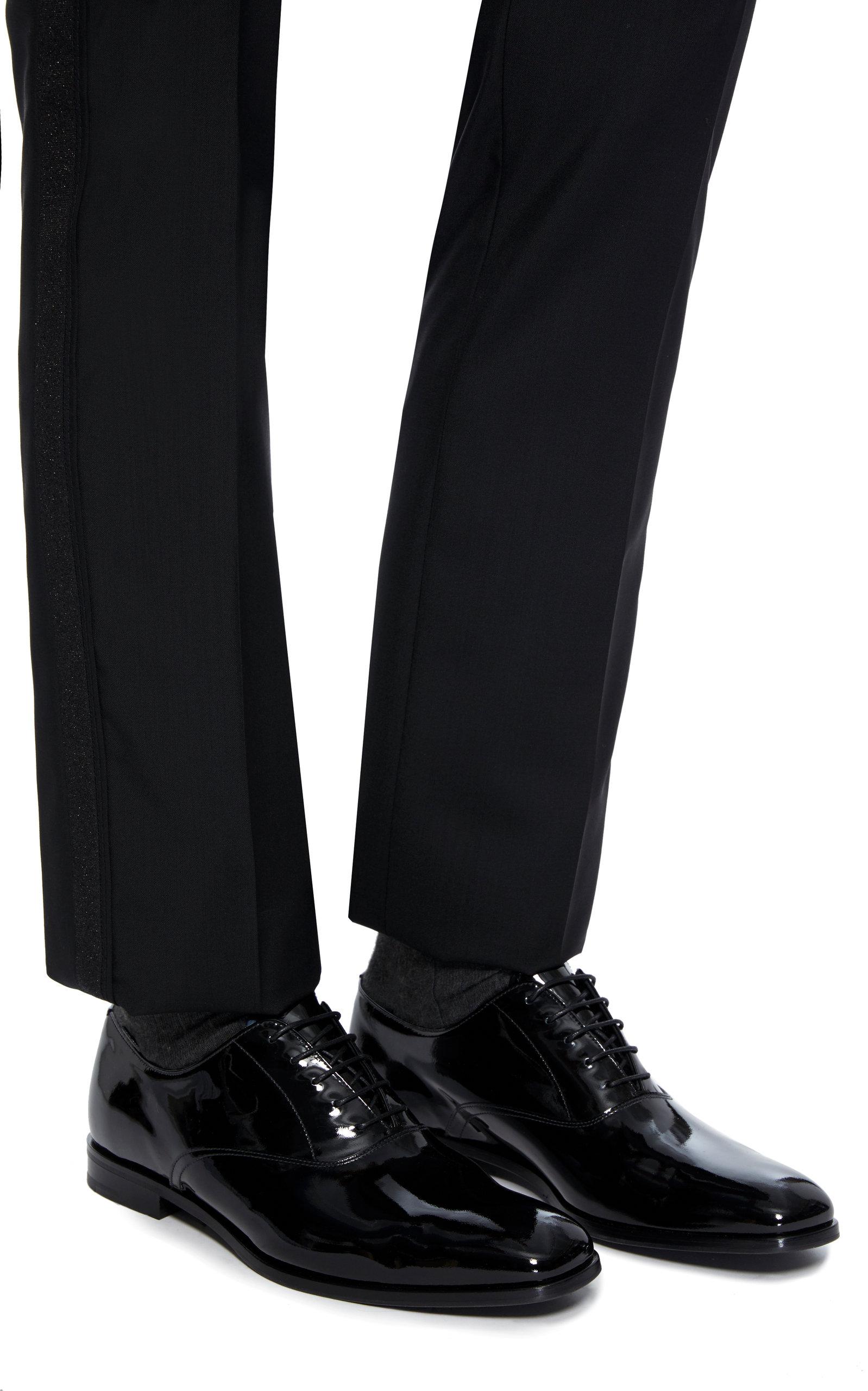 Prada shiny cheap shoes
