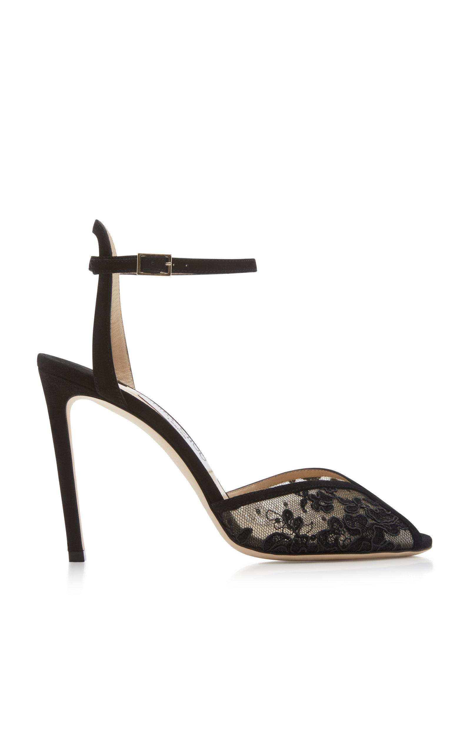 Jimmy Choo Aveline 100 sandals for Women - Black in KSA | Level Shoes