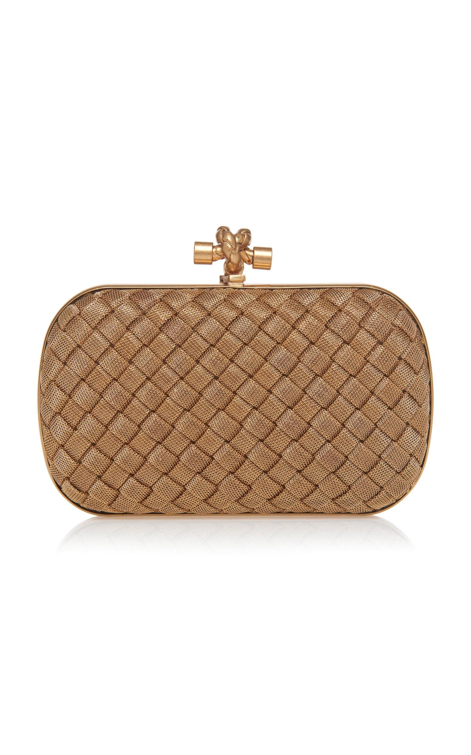 Saylor Collection Gold Knots Clutch