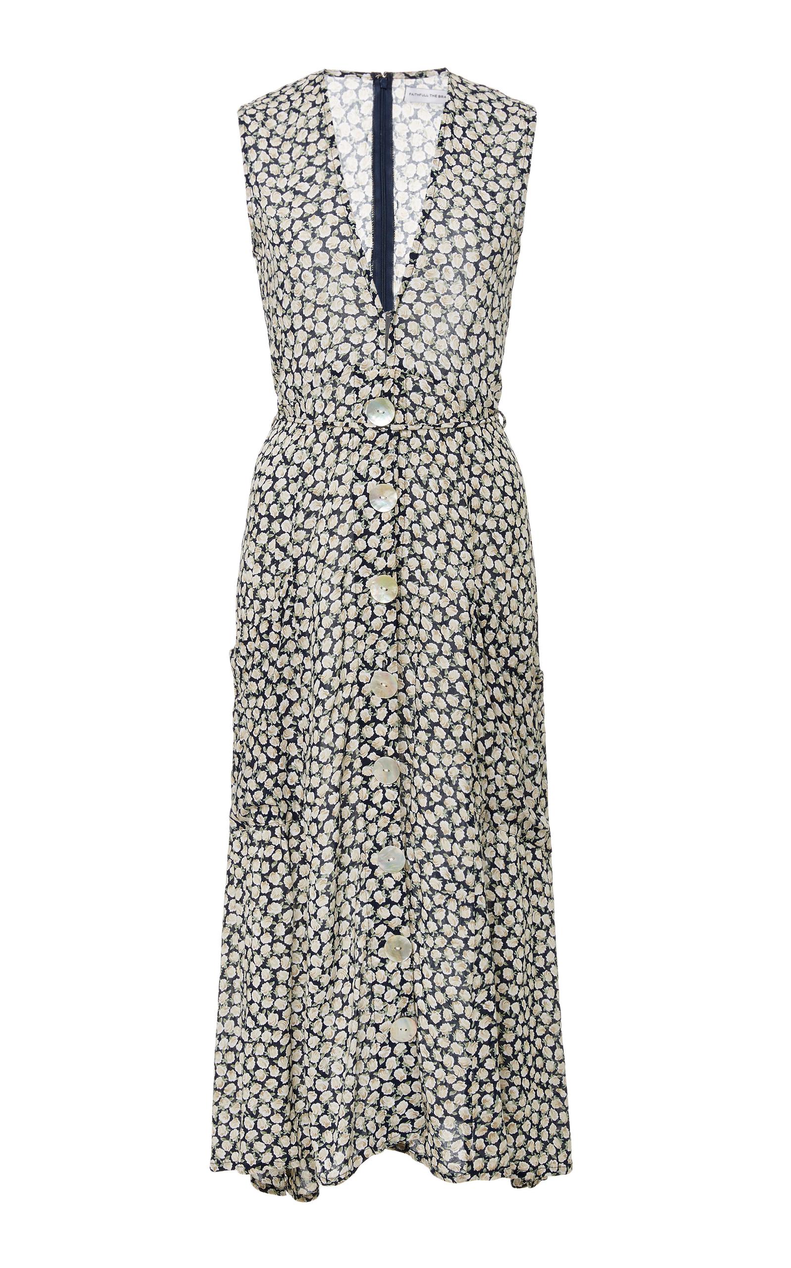 faithfull the brand blohm midi dress