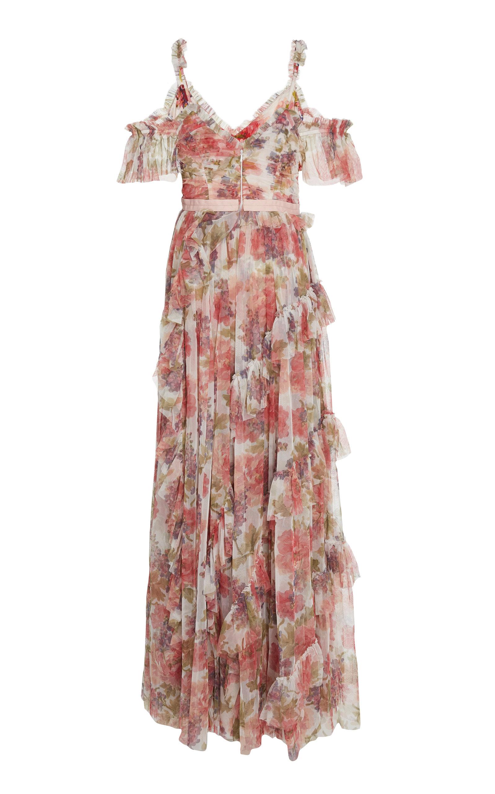 titania rose tulle dress