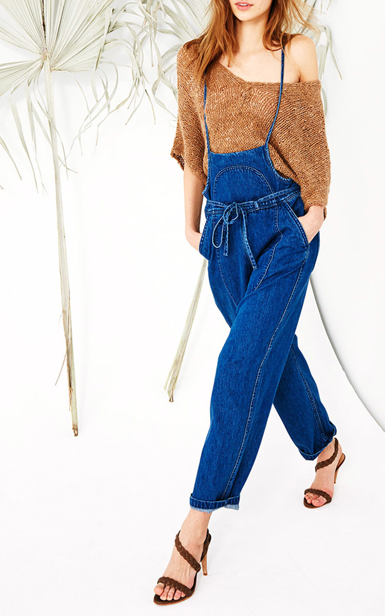 Ulla Johnson Nadia Denim Overalls in 