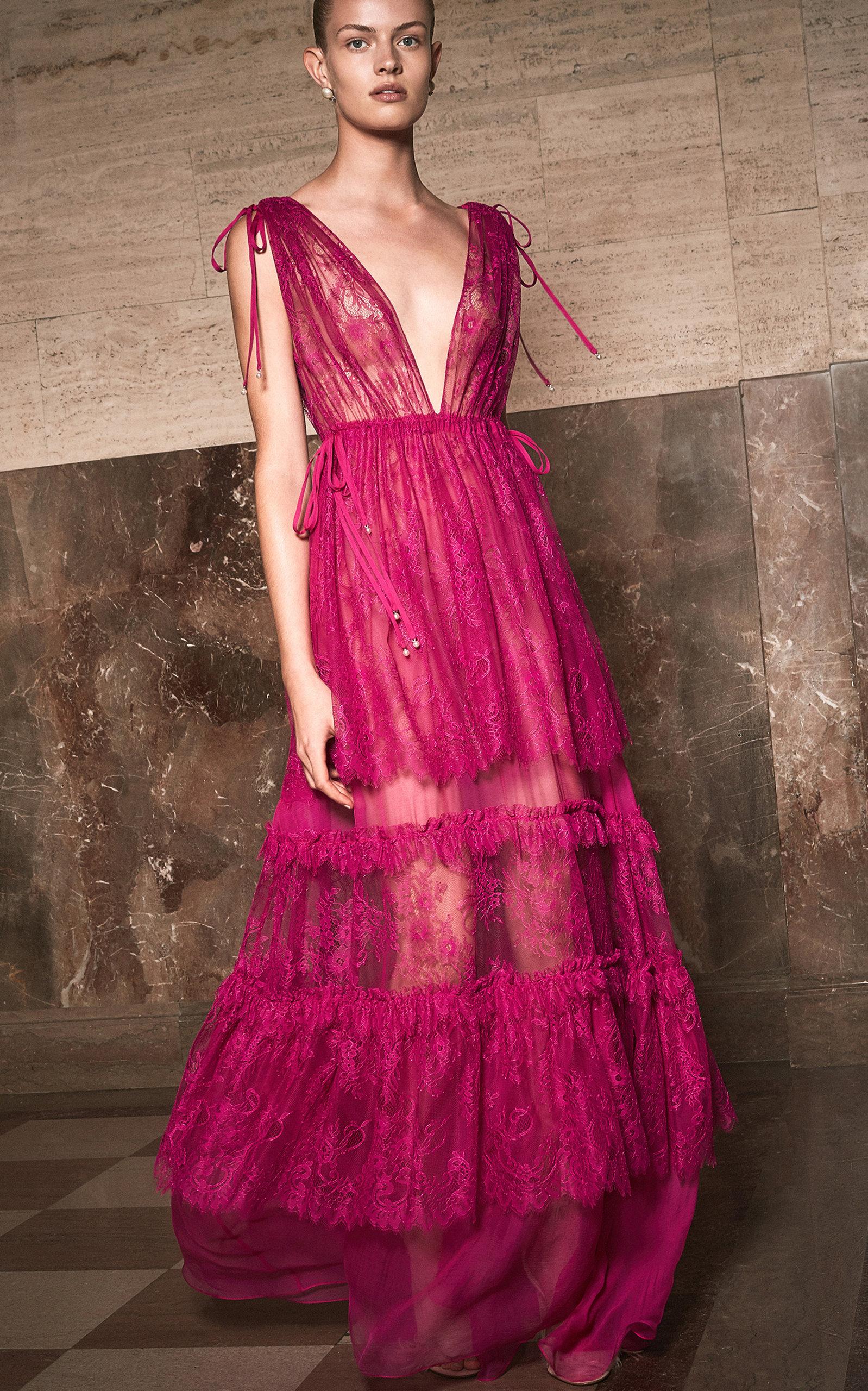 Alexis Synthetic Umbria Tiered Lace 