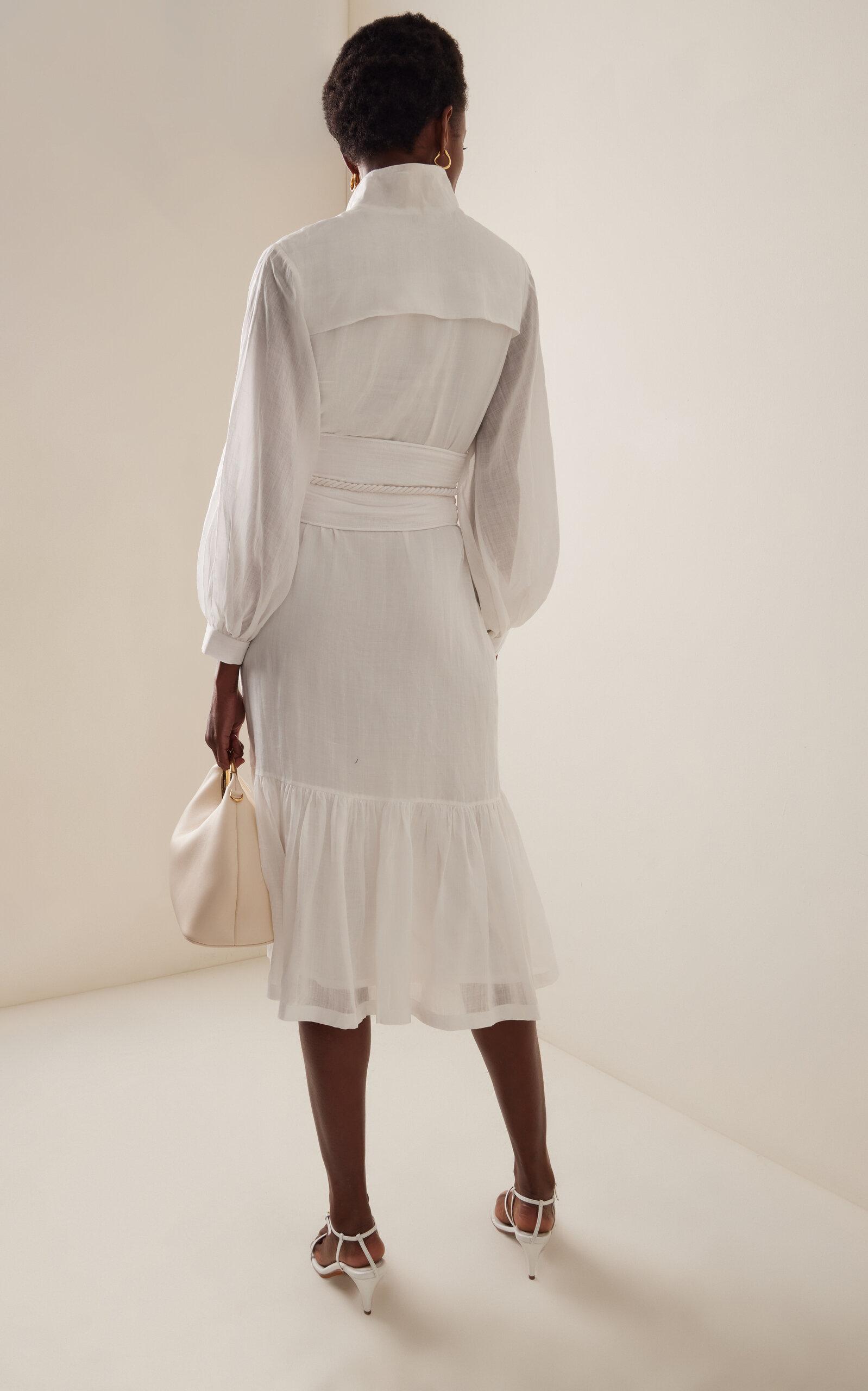 chinese dress ladies Linen Shirt Dress for Women main image 1