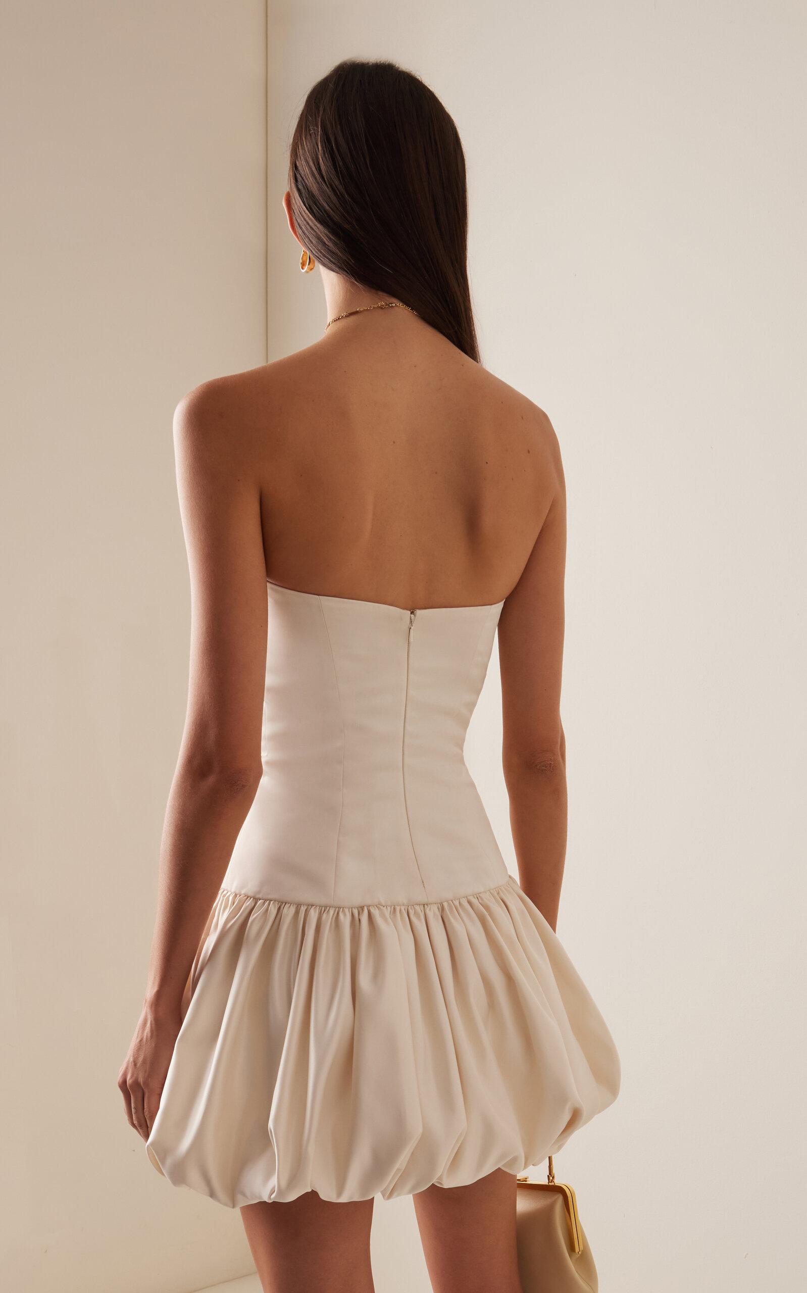 marlies grace grace satin dress Marlies Grace Grace Satin Dress in White
