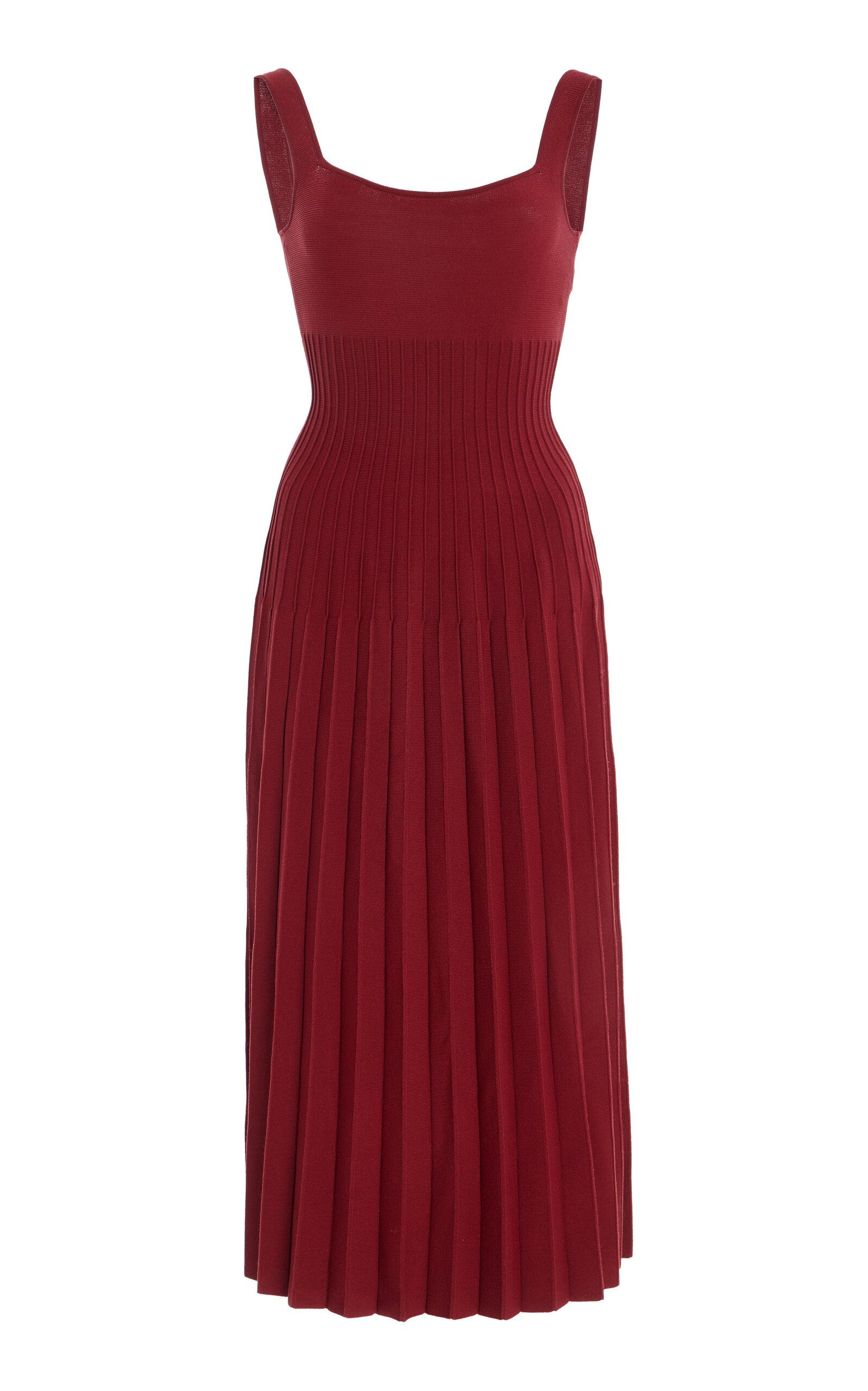 STAUD Ellison Dress in Red | Lyst