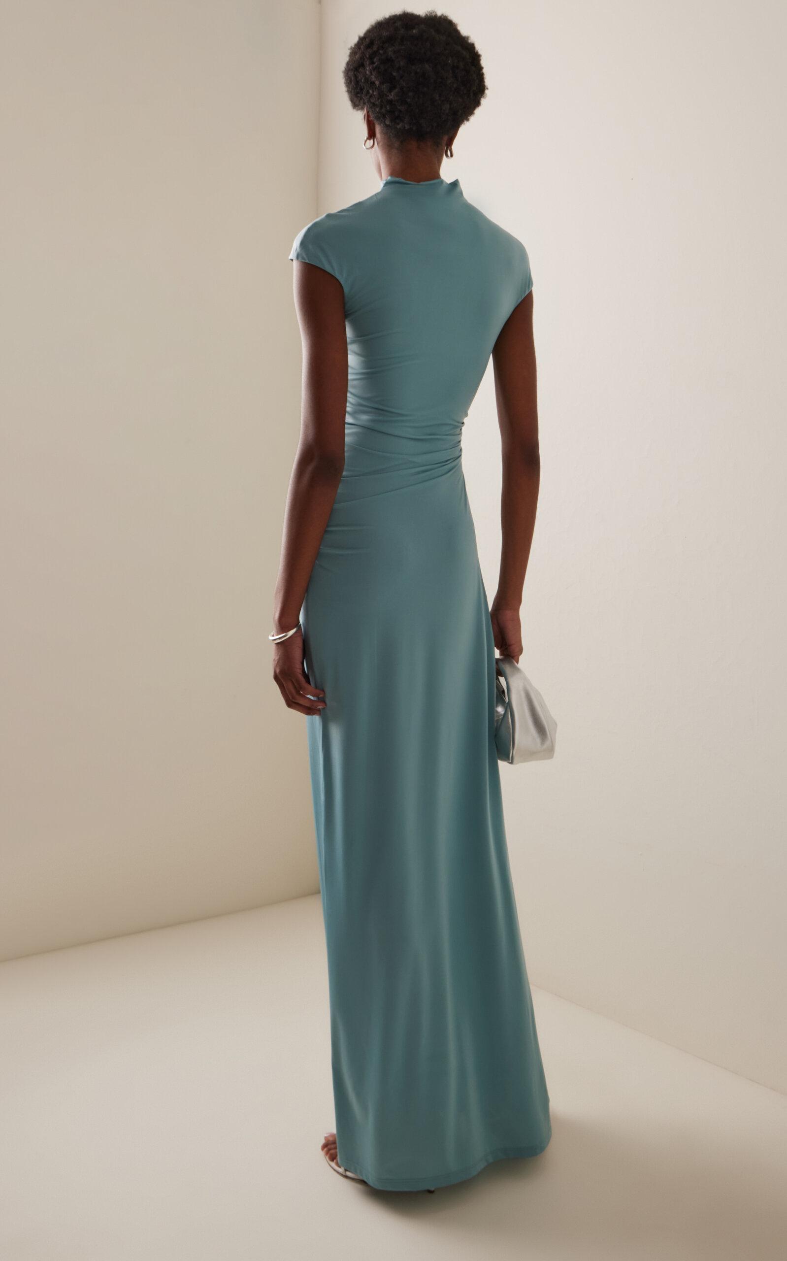 Paris Georgia Basics Nomi Cowl Neck Maxi Dress in Blue | Lyst Canada Paris Georgia Basics Nomi Cowl Neck Maxi Dress in Blue | Lyst Canada