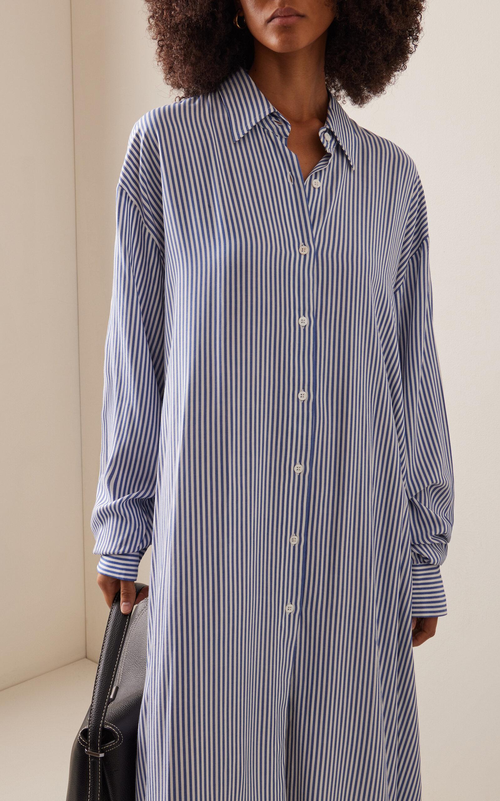 knee length dresses for ladies Avery Fluid Shirt Dress main image 1