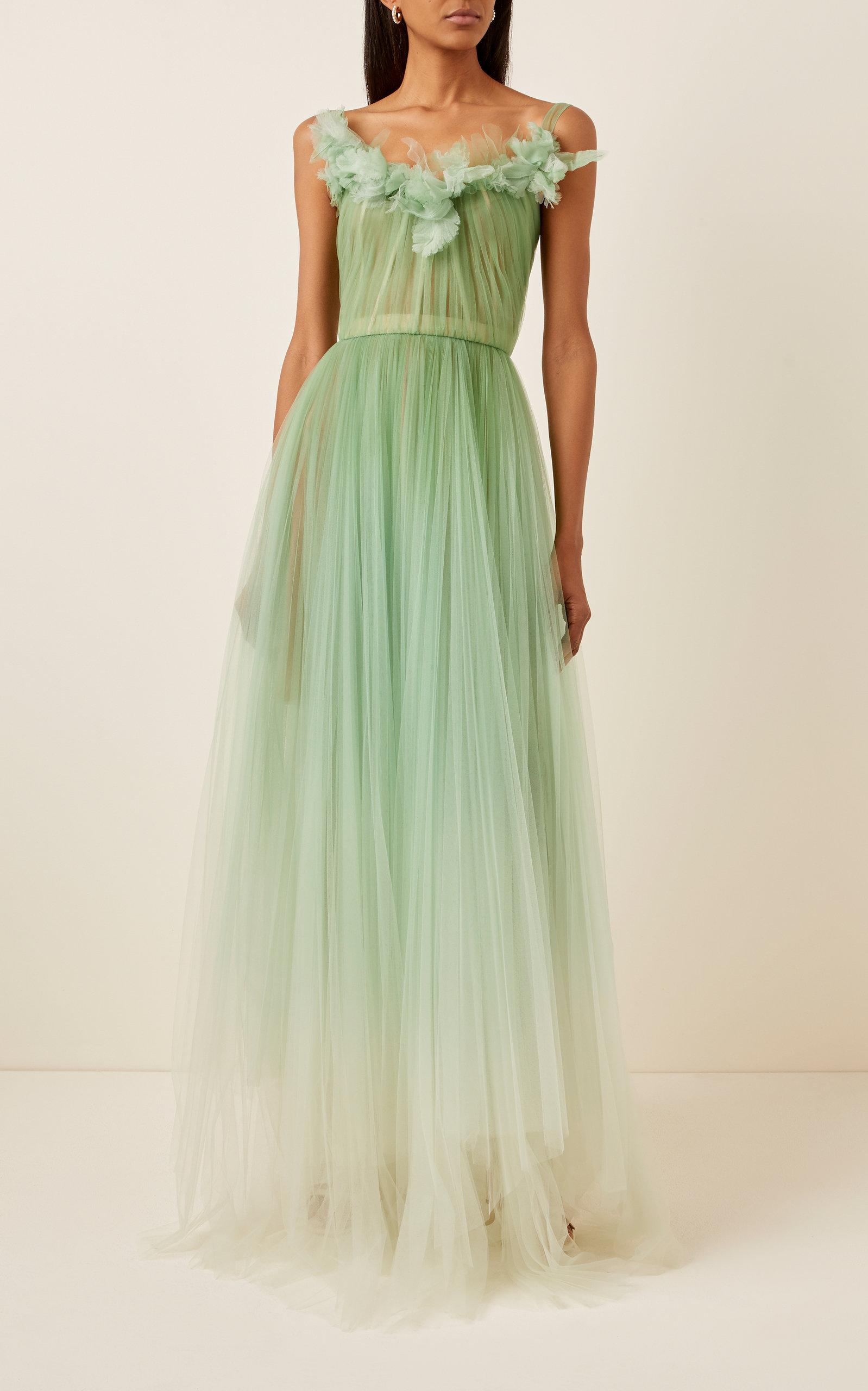 ombre tulle dress