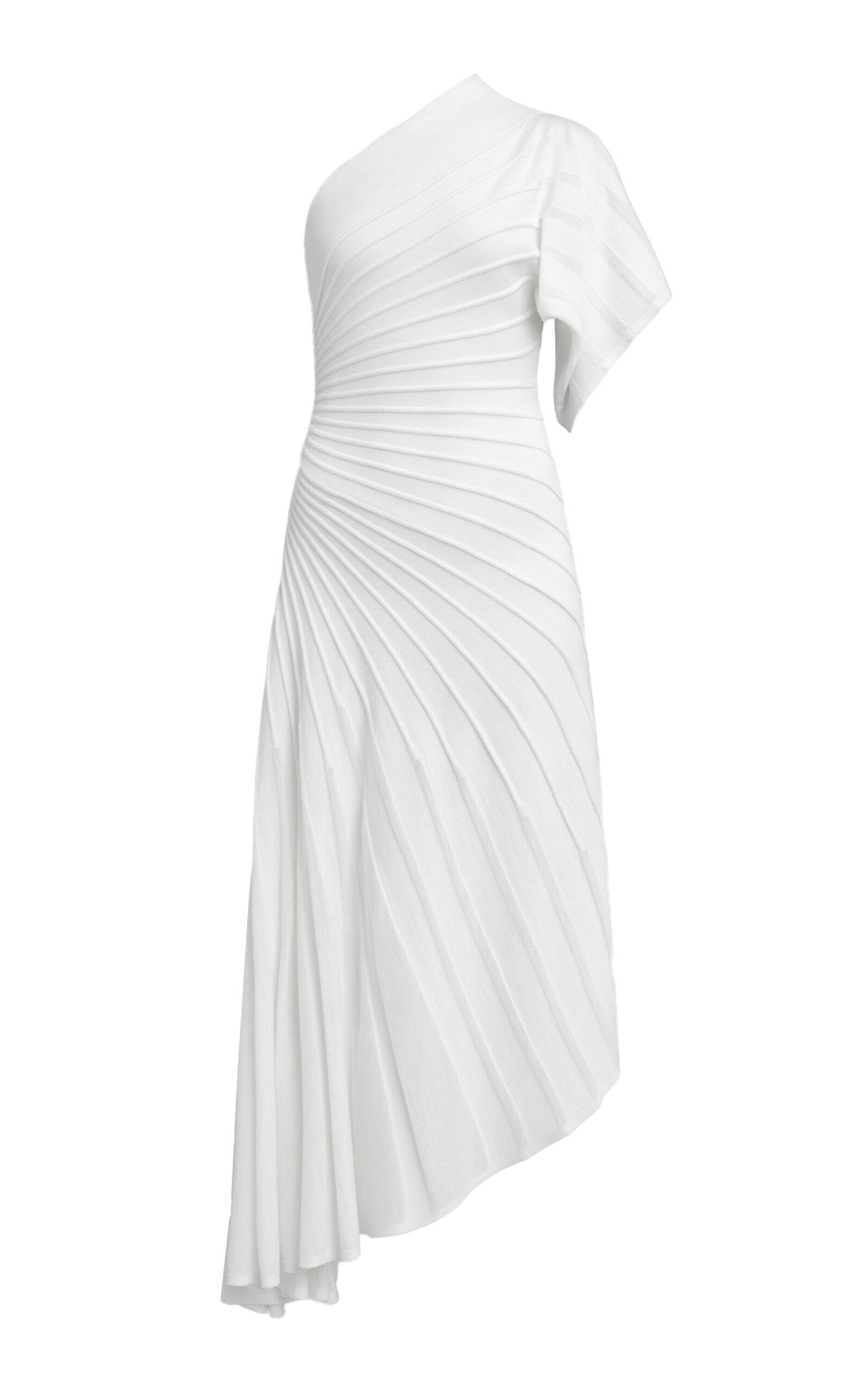 ワンピース ALAIA Woman Dress White AA9R2618T447A 000 ALAIA DRESS IN WHITE – AndreaAlmeida
