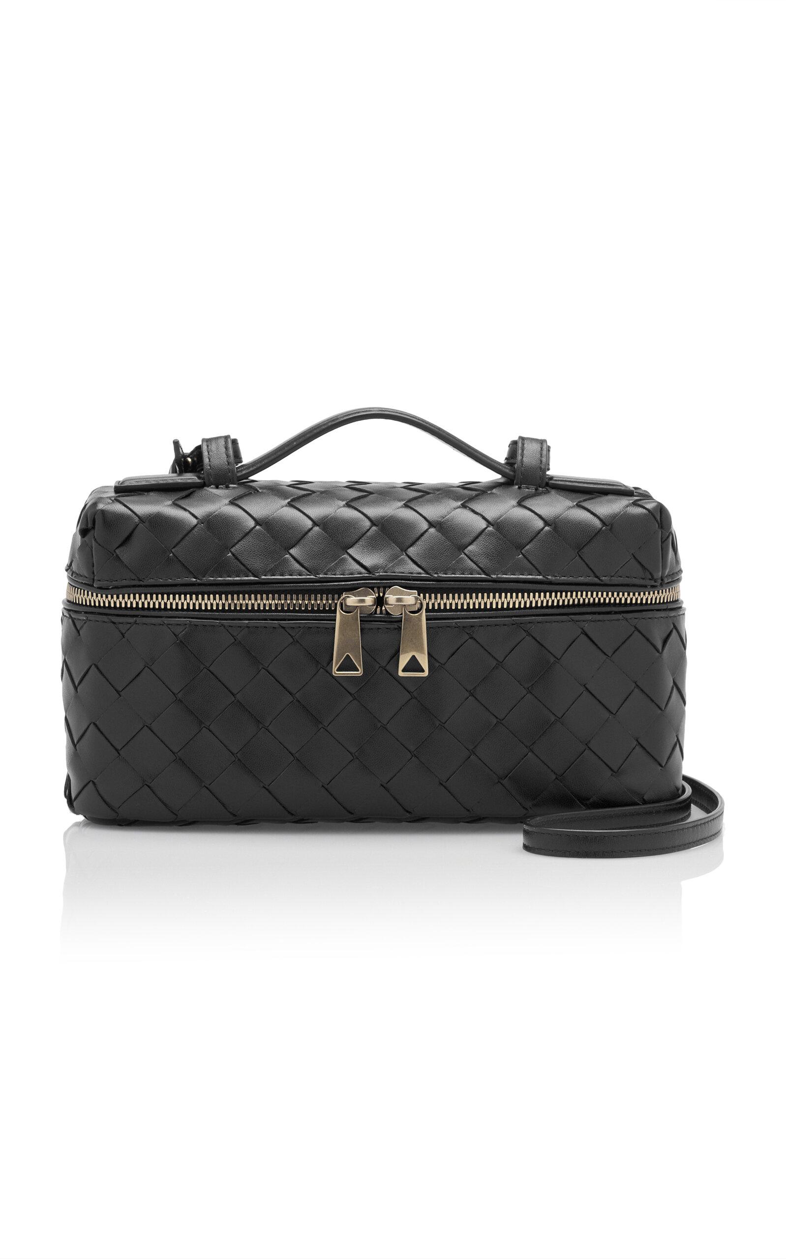 Bottega Veneta Bang Bang Intrecciato Leather Vanity Case In Black Lyst