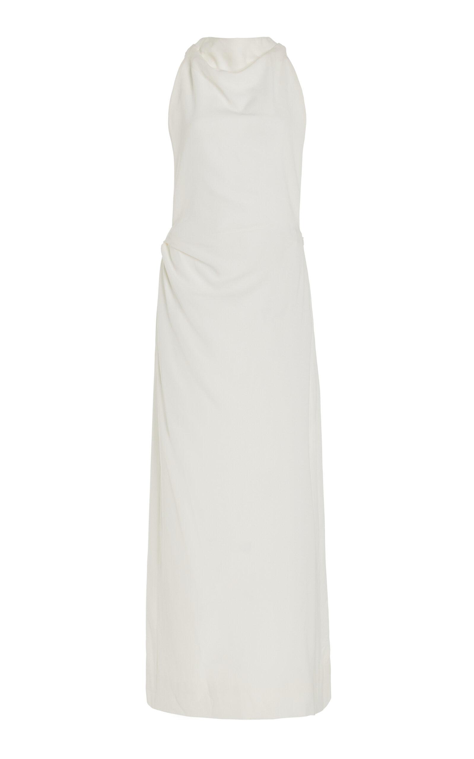 proenza schouler faye backless dress Proenza Schouler Faye Backless Dress In Matte Viscose Crepe