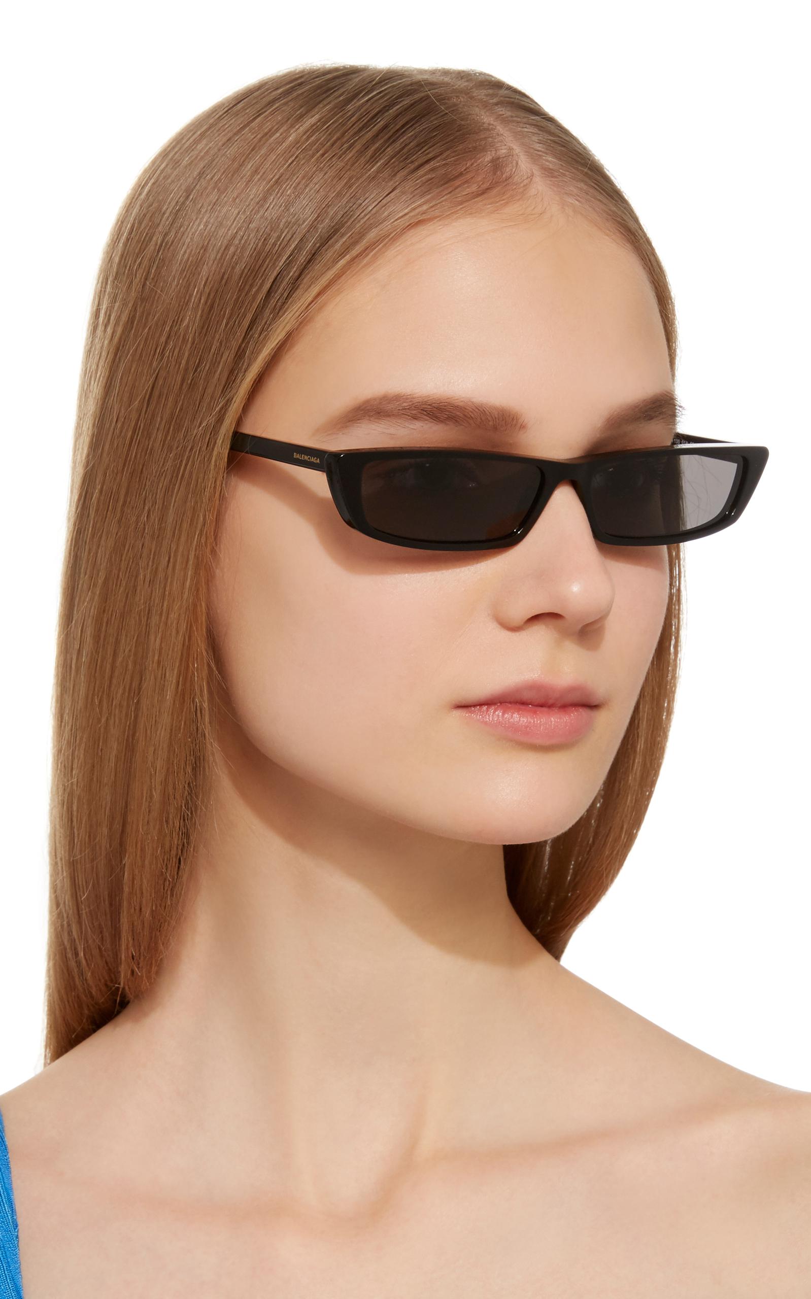 balenciaga thin sunglasses