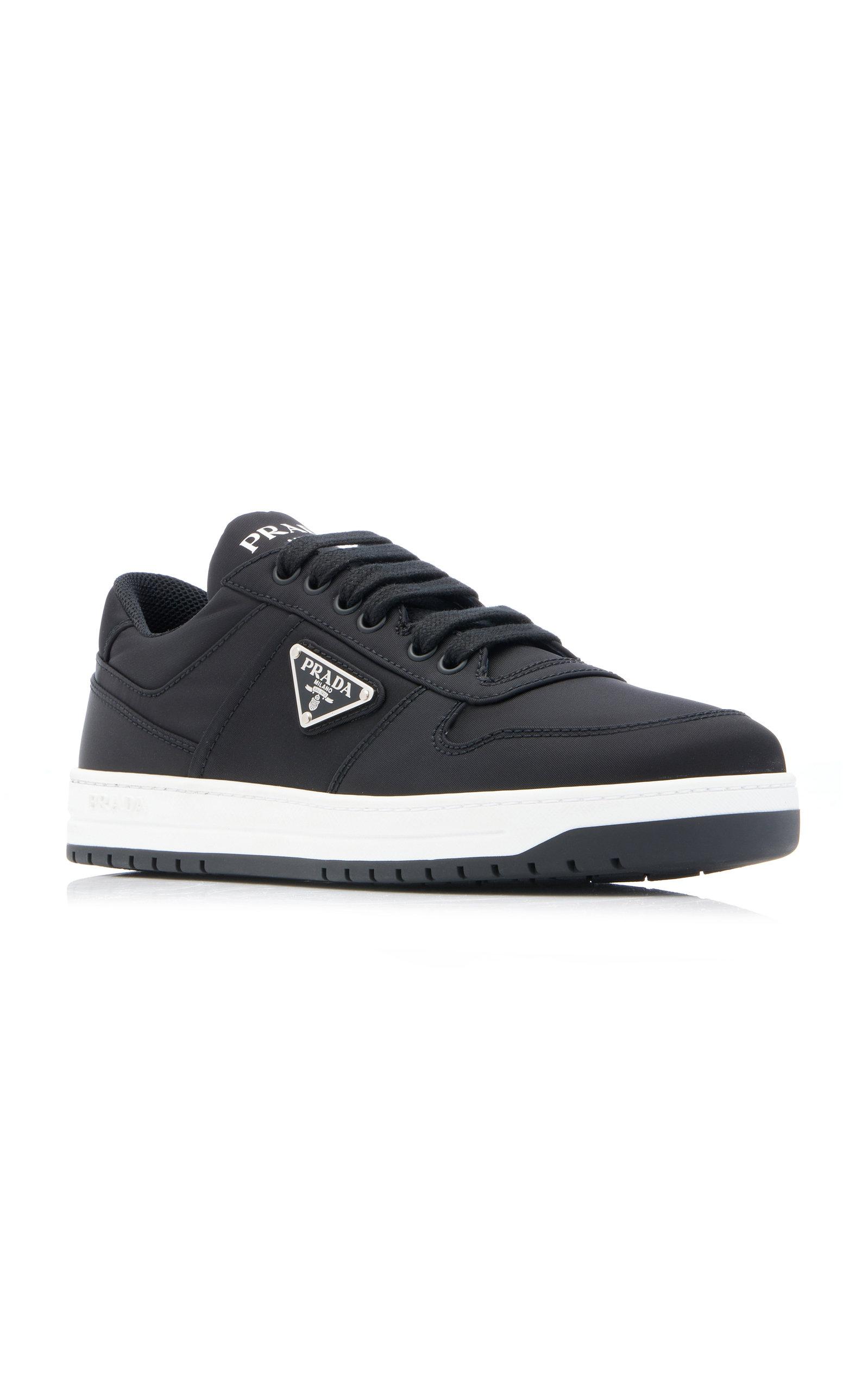 Prada Basket Nylon Sneakers in Black | Lyst