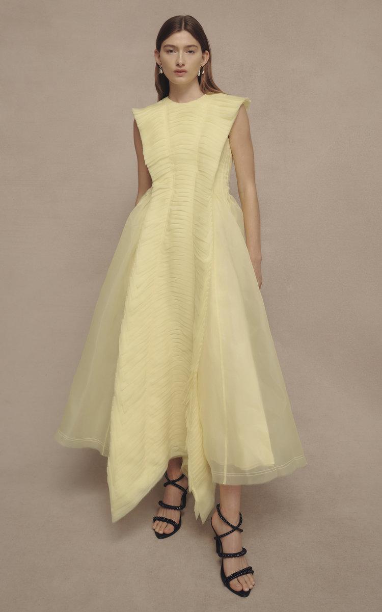 off the shoulder organza dress Mini A-Line Organza Wedding Dress with Off-Shoulder Sleeves, Draped Bodice  & Pearl Detail
