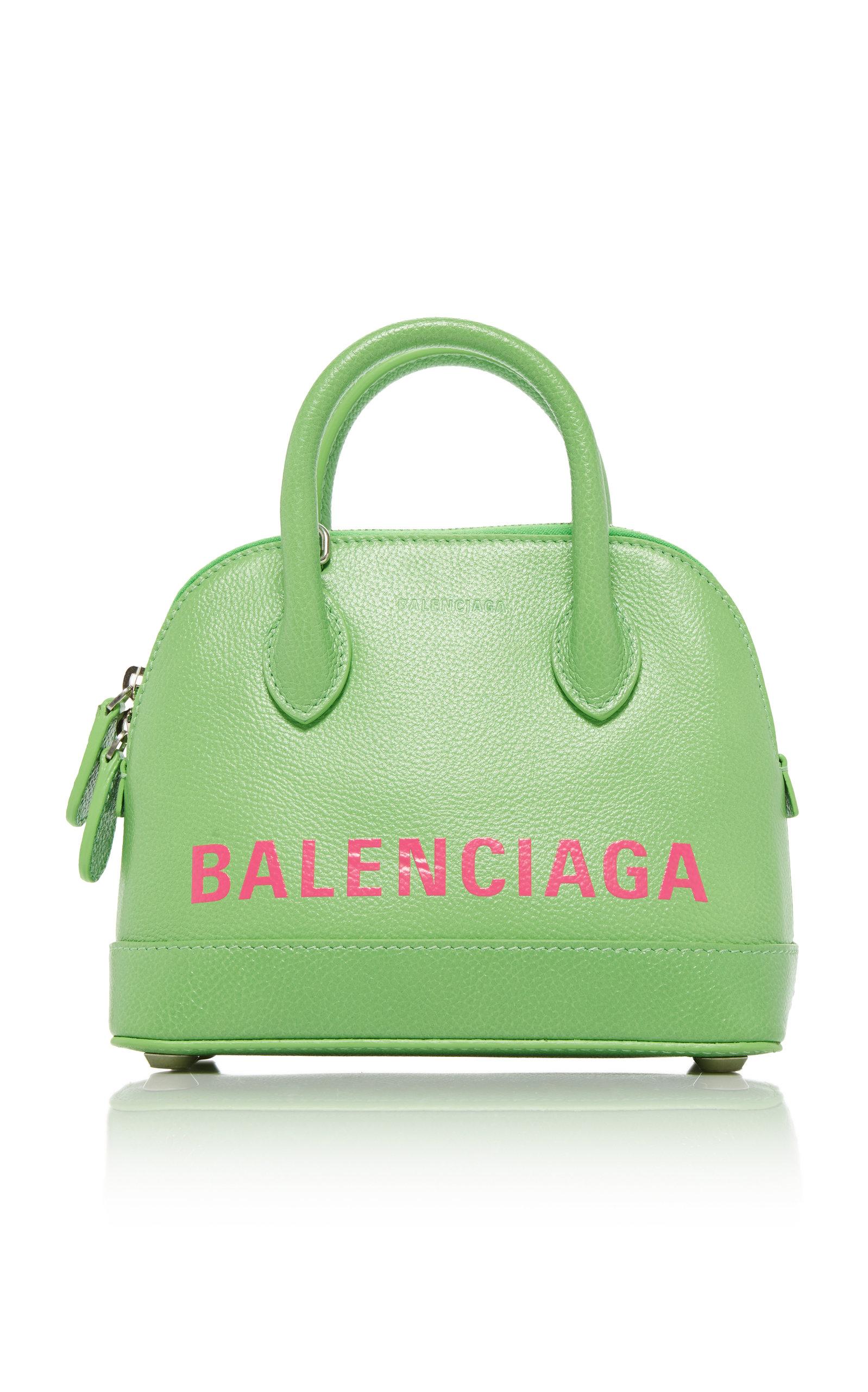 Balenciaga Xxs Ville Top Handle Bag In Grained Calfskin in Green | Lyst  Canada
