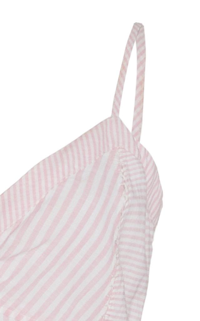 knee length dresses for ladies Everleigh Dress (Desert Stripe Linen) 2T main image 0