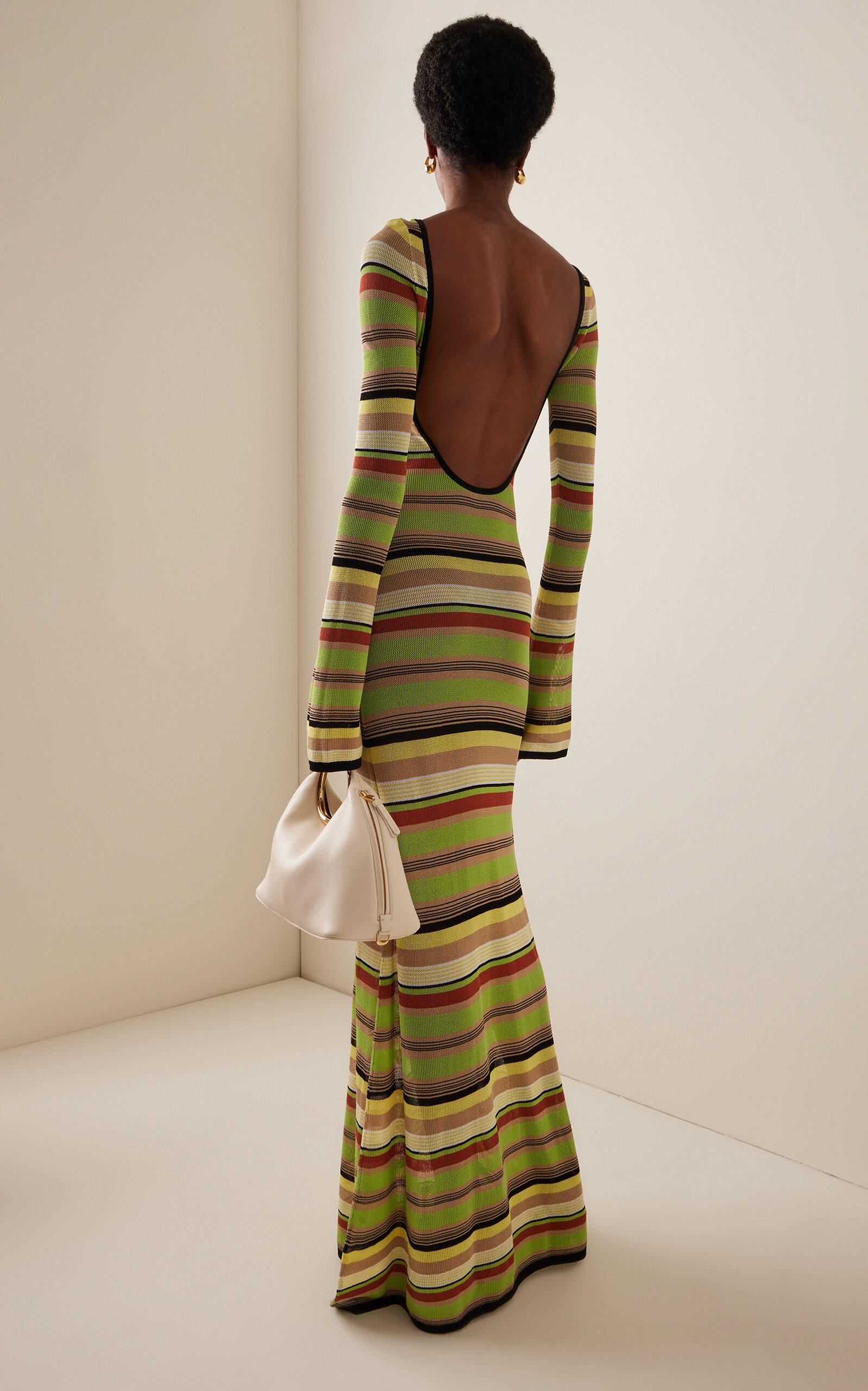 sir green stripe dress SIR Leilana Mini Green Garden Stripe Size 0