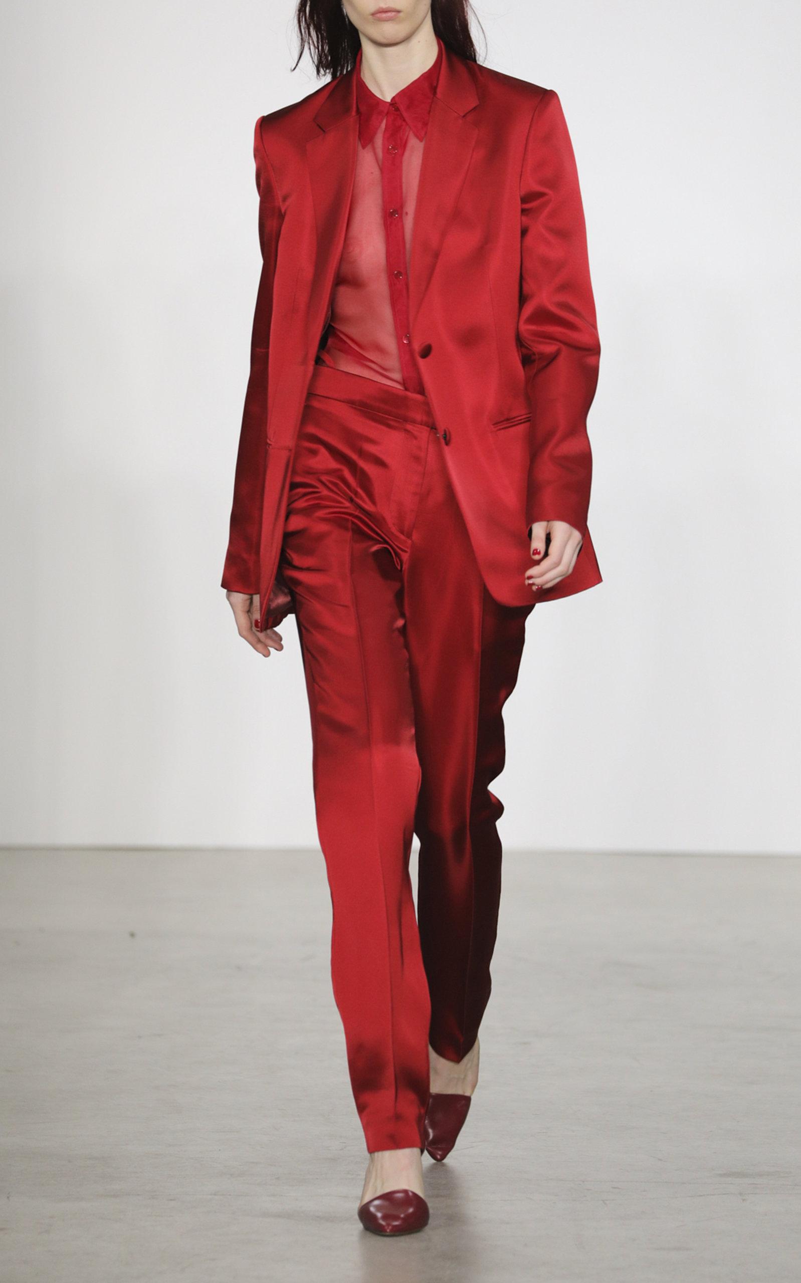 helmut lang red shirt