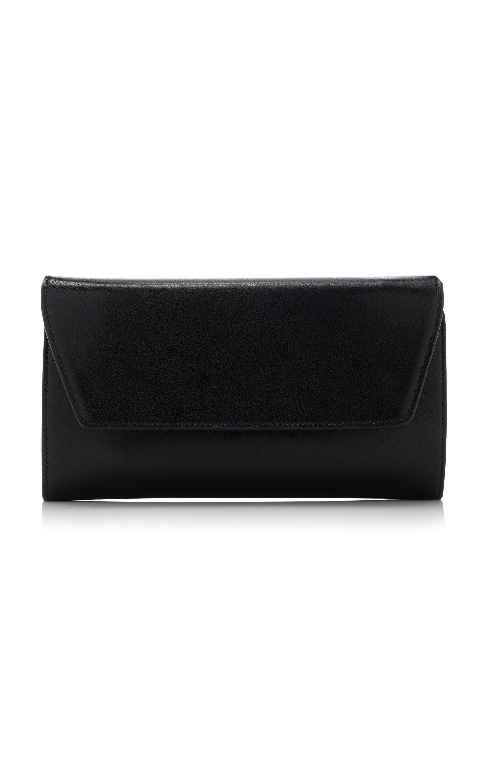 エレガント ★ THE ROW ザロウ Evening leather clutch Evening leather clutch in beige - The Row | Mytheresa
