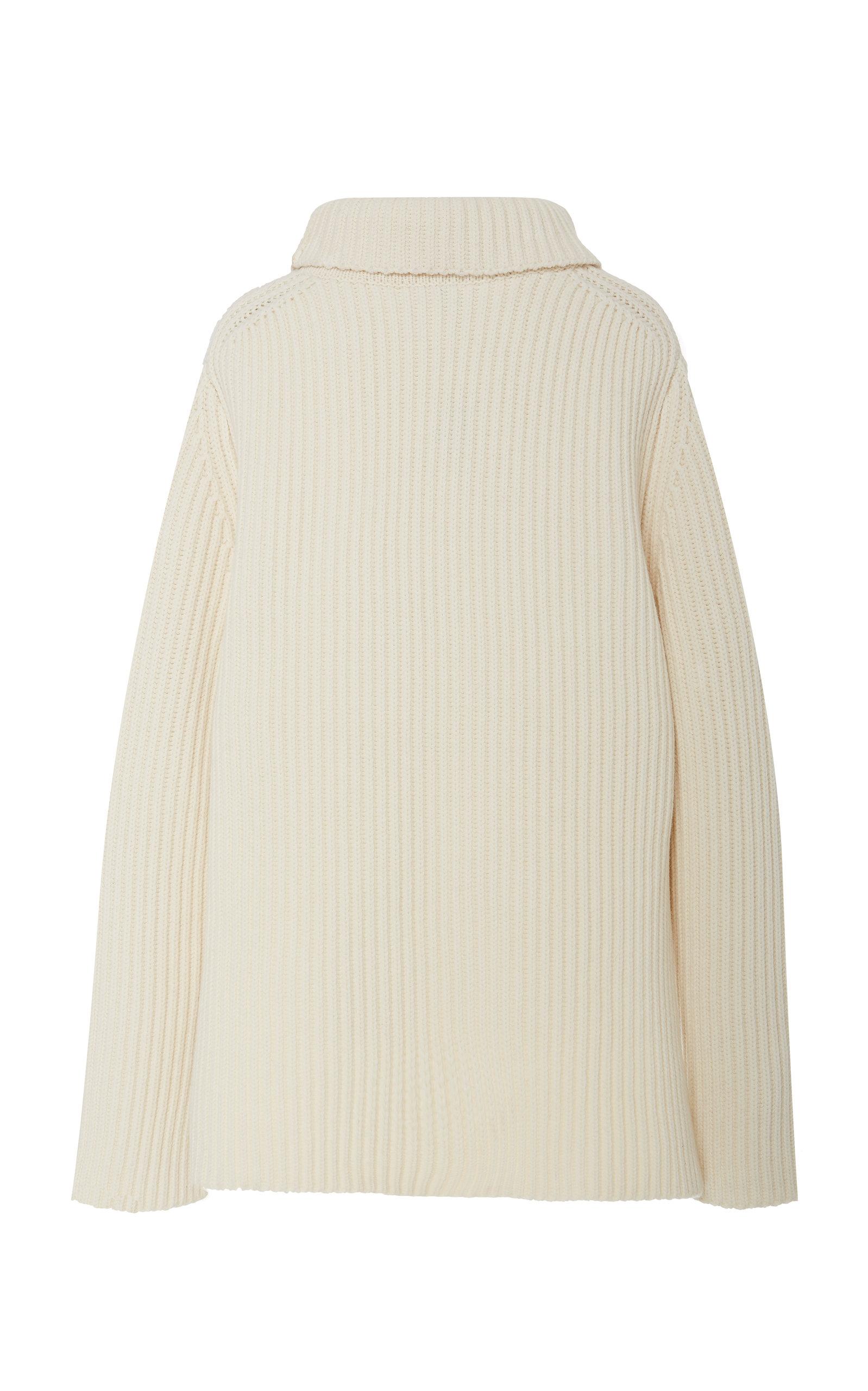 joseph oversized wool turtleneck sweater