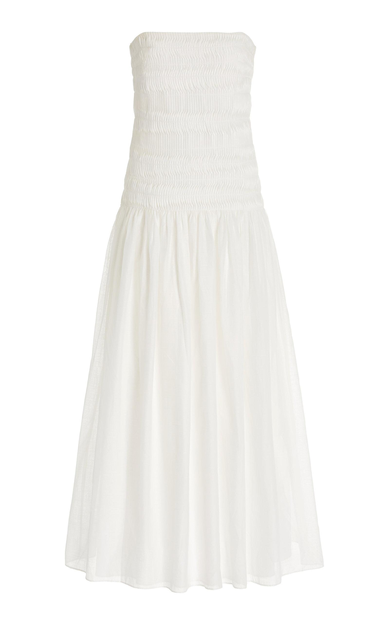 chinese dress ladies Alessandra Midi Dress | Ivory