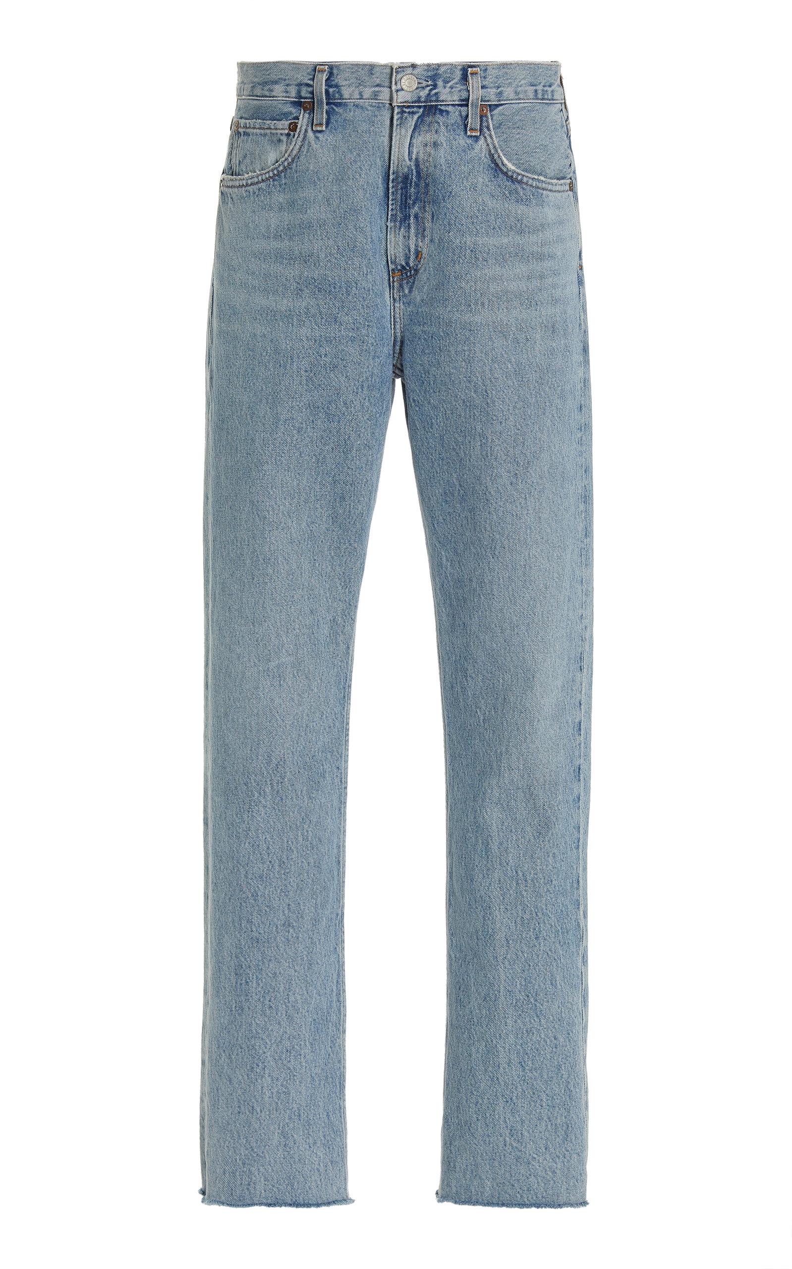 Agolde Cherie Rigid High-rise Straight-leg Jeans in Blue | Lyst