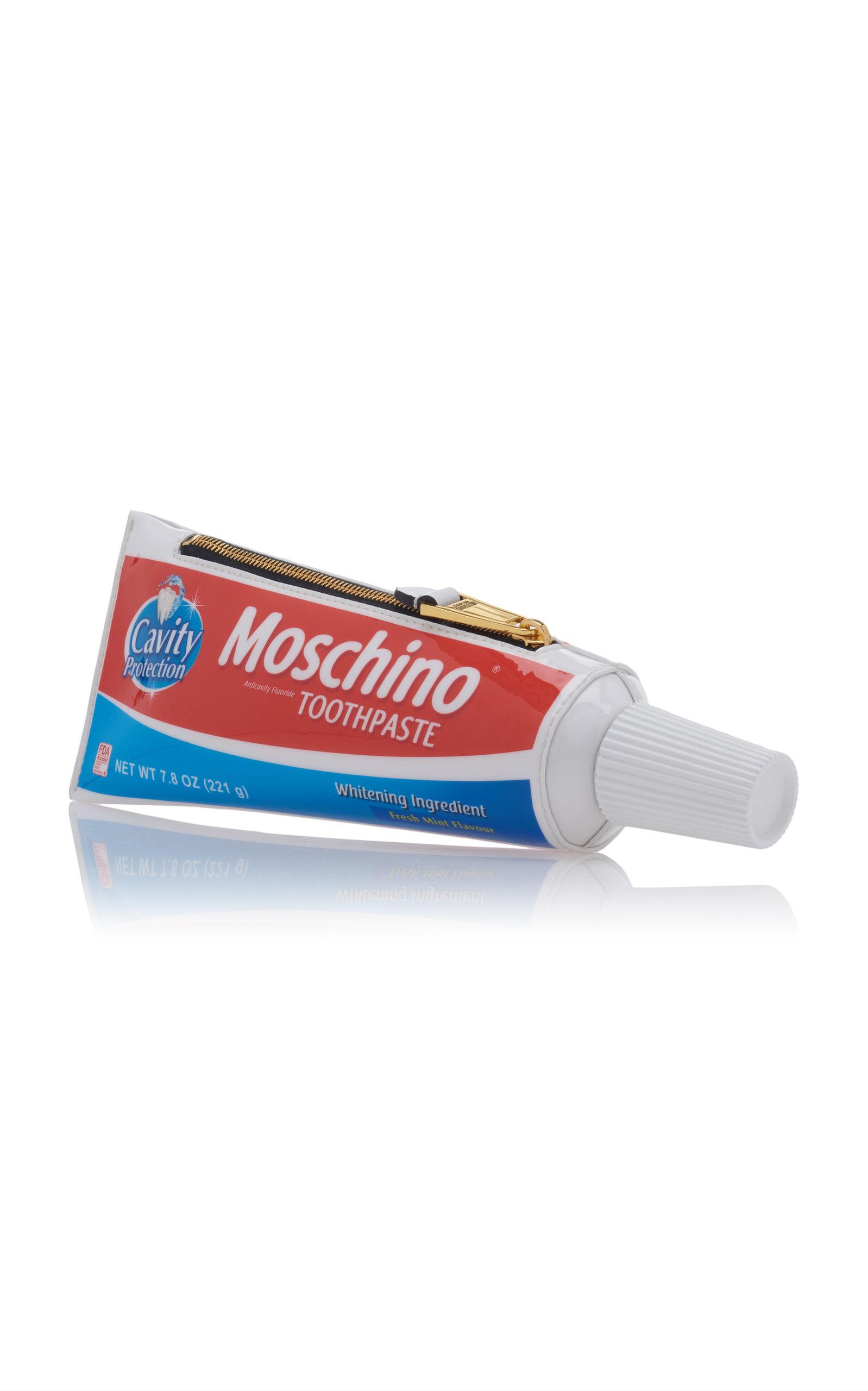 moschino toothpaste bag