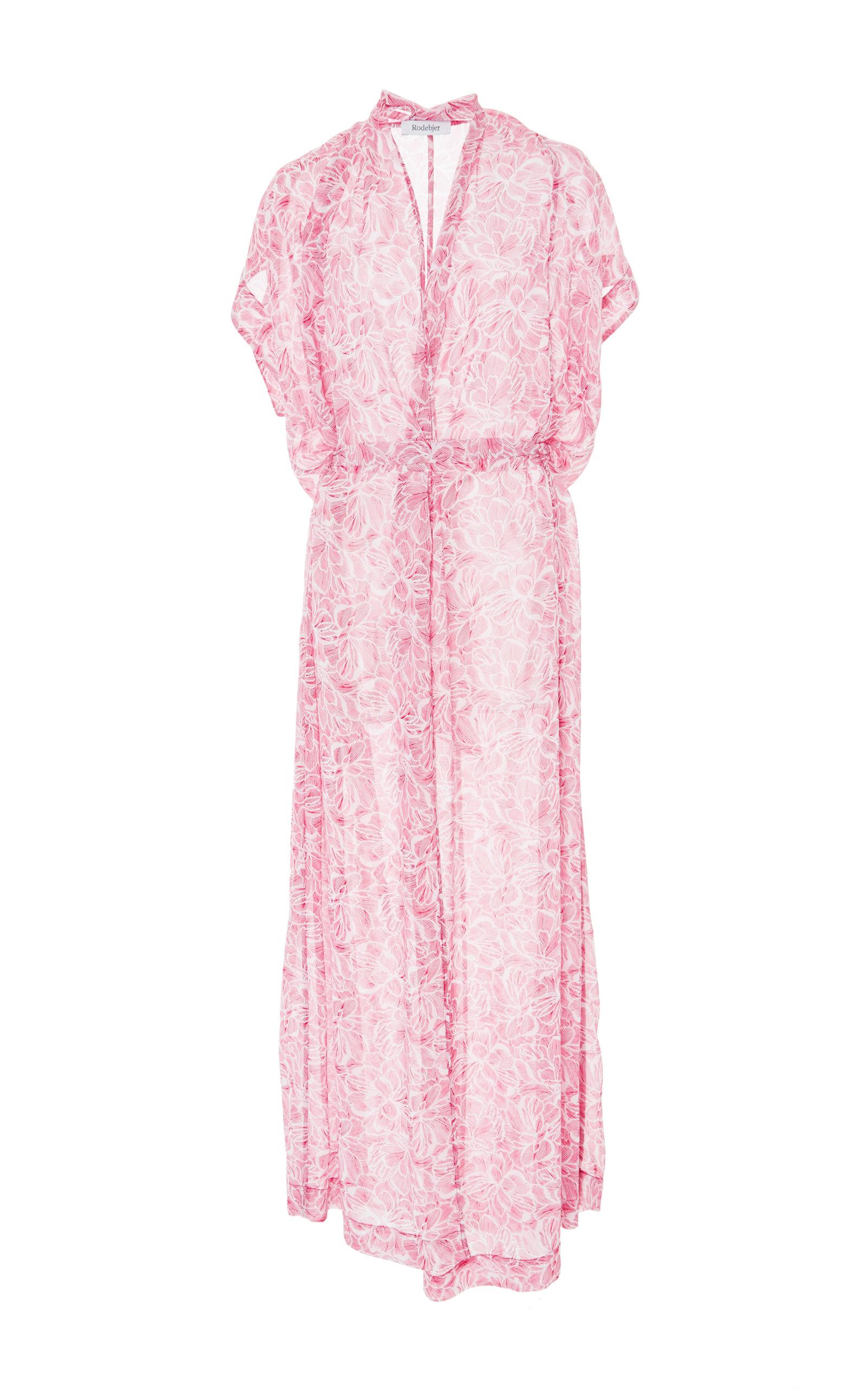 Rodebjer Olympia Chiffon Caftan in Pink - Lyst