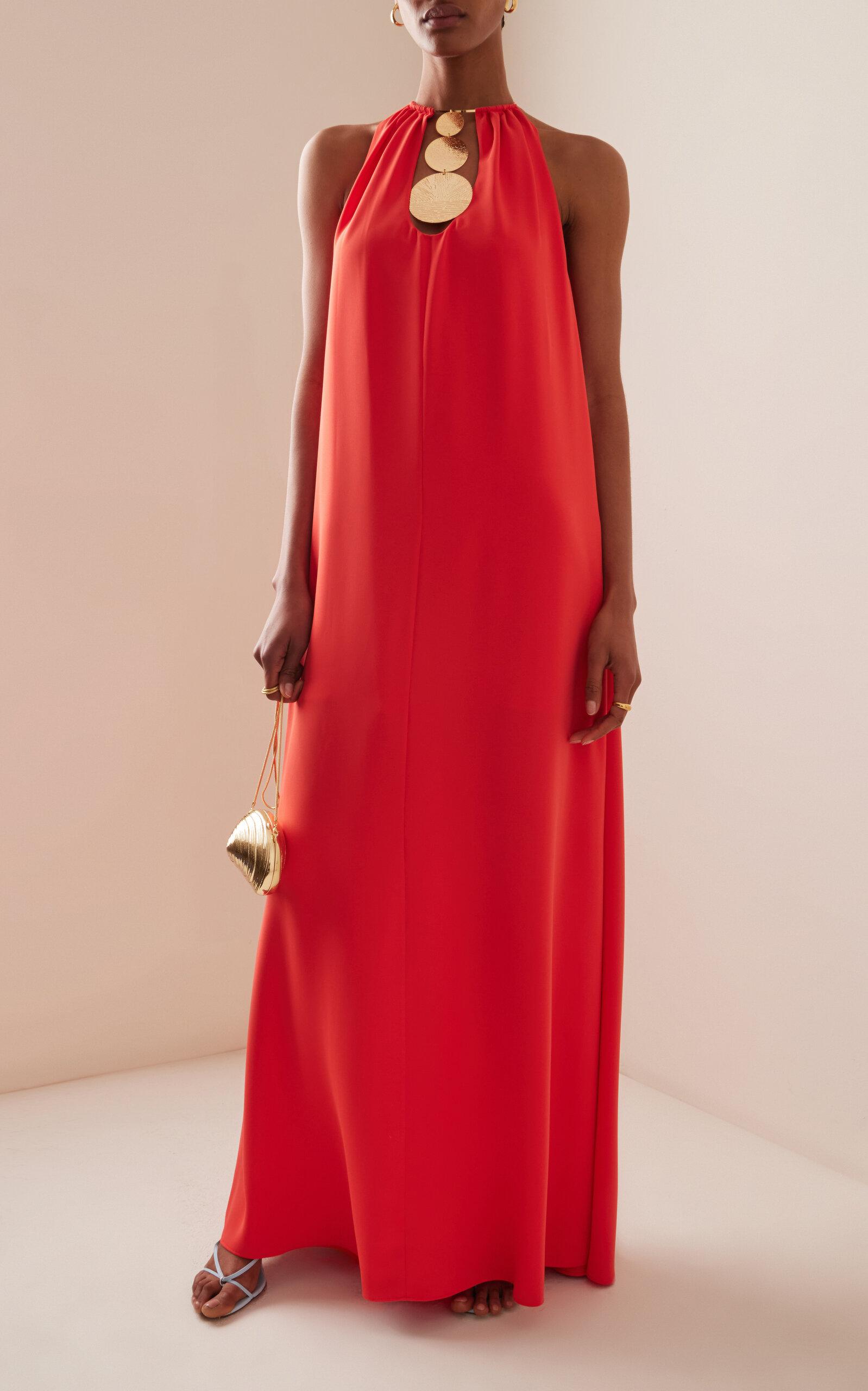 Alexis Red Maxi Dress Allora Gown