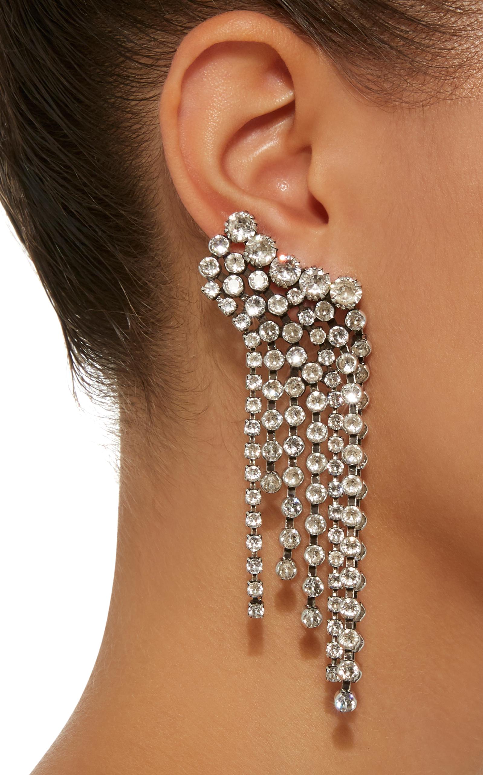 ISABEL MARANT A Wild Shore クリスタル ピアス A Wild Shore Earrings Woman transparent | ISABEL MARANT