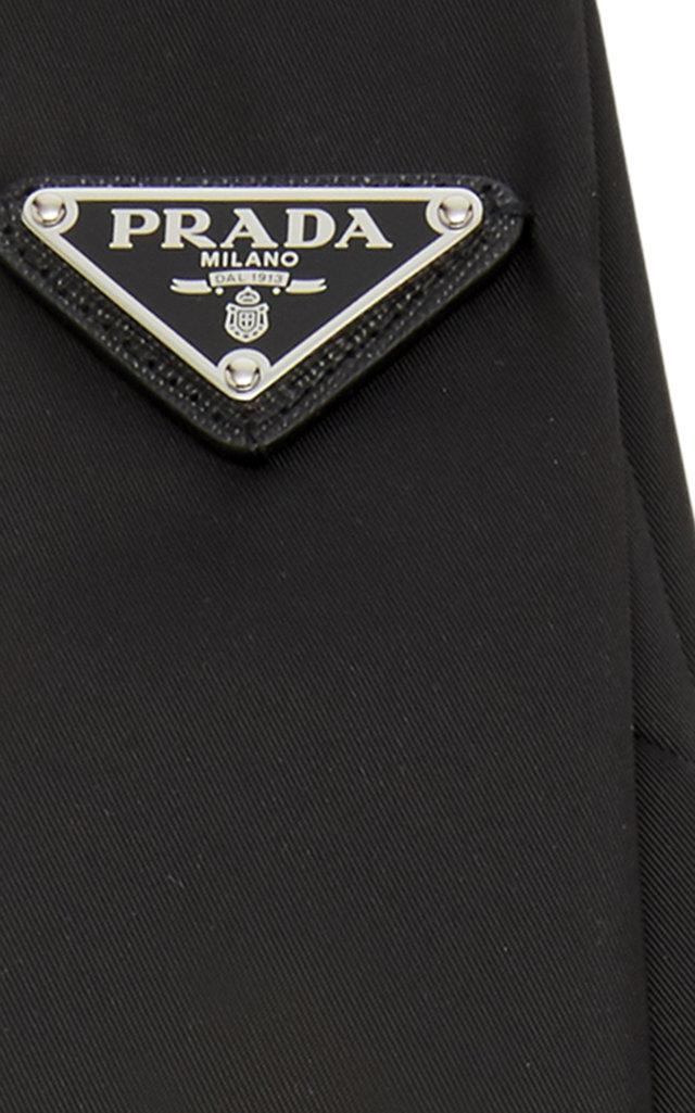 Prada Nylon Gabardine Tie in Black for Men | Lyst