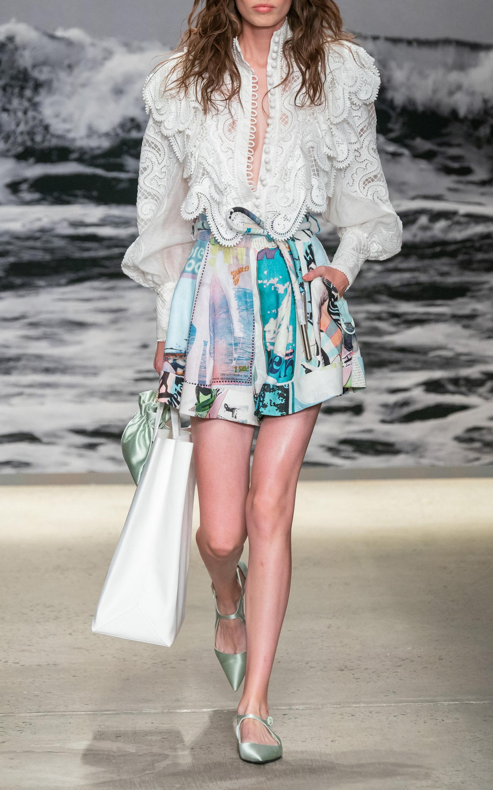 Zimmermann Synthetic Glassy Silk Safari 