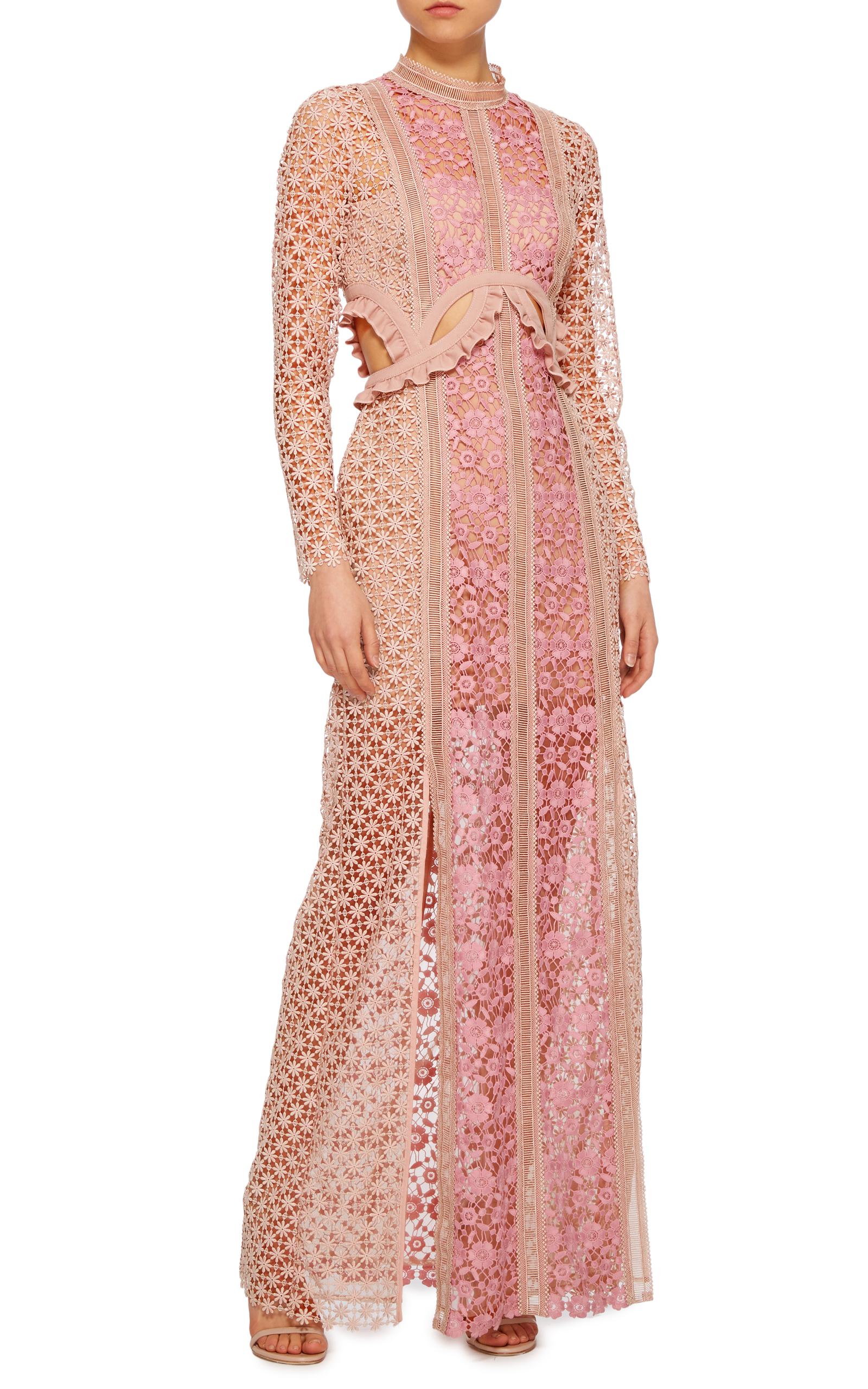 self portrait blush dress