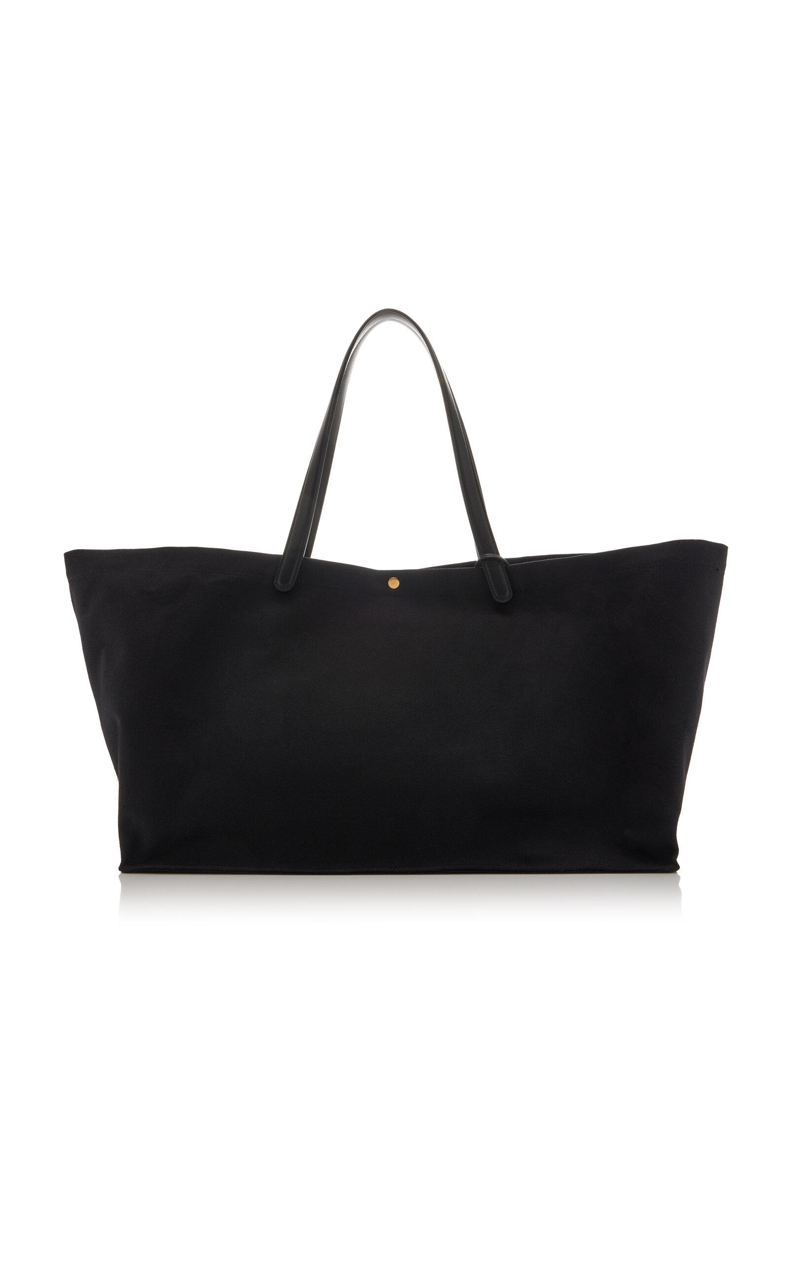 The Row Shg Idaho Xl Cotton Tote Bag in Black | Lyst