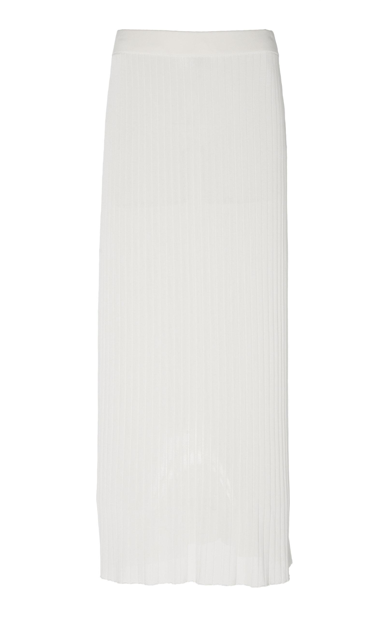 sir the label aya pleated midi skirt