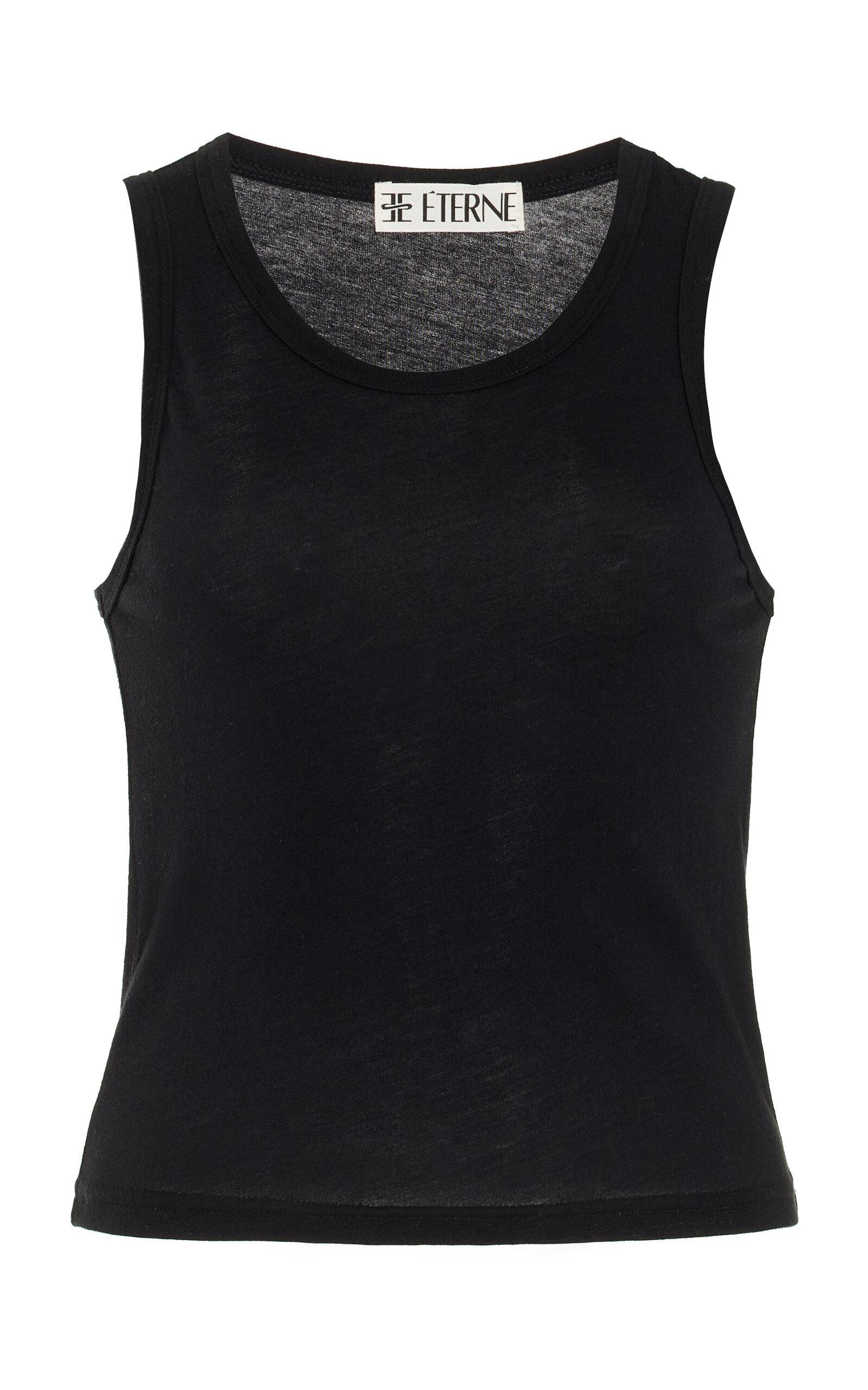 fitted jersey tank