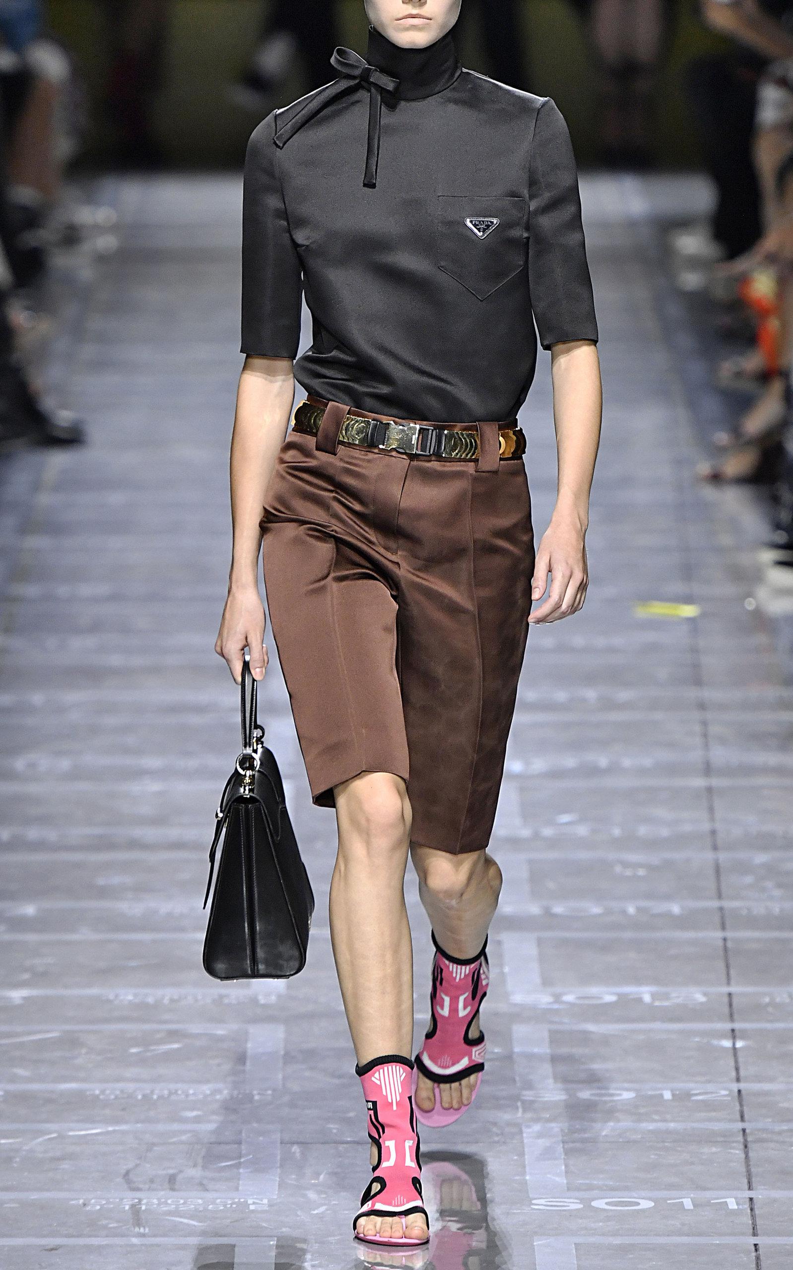 prada jacquard sandals