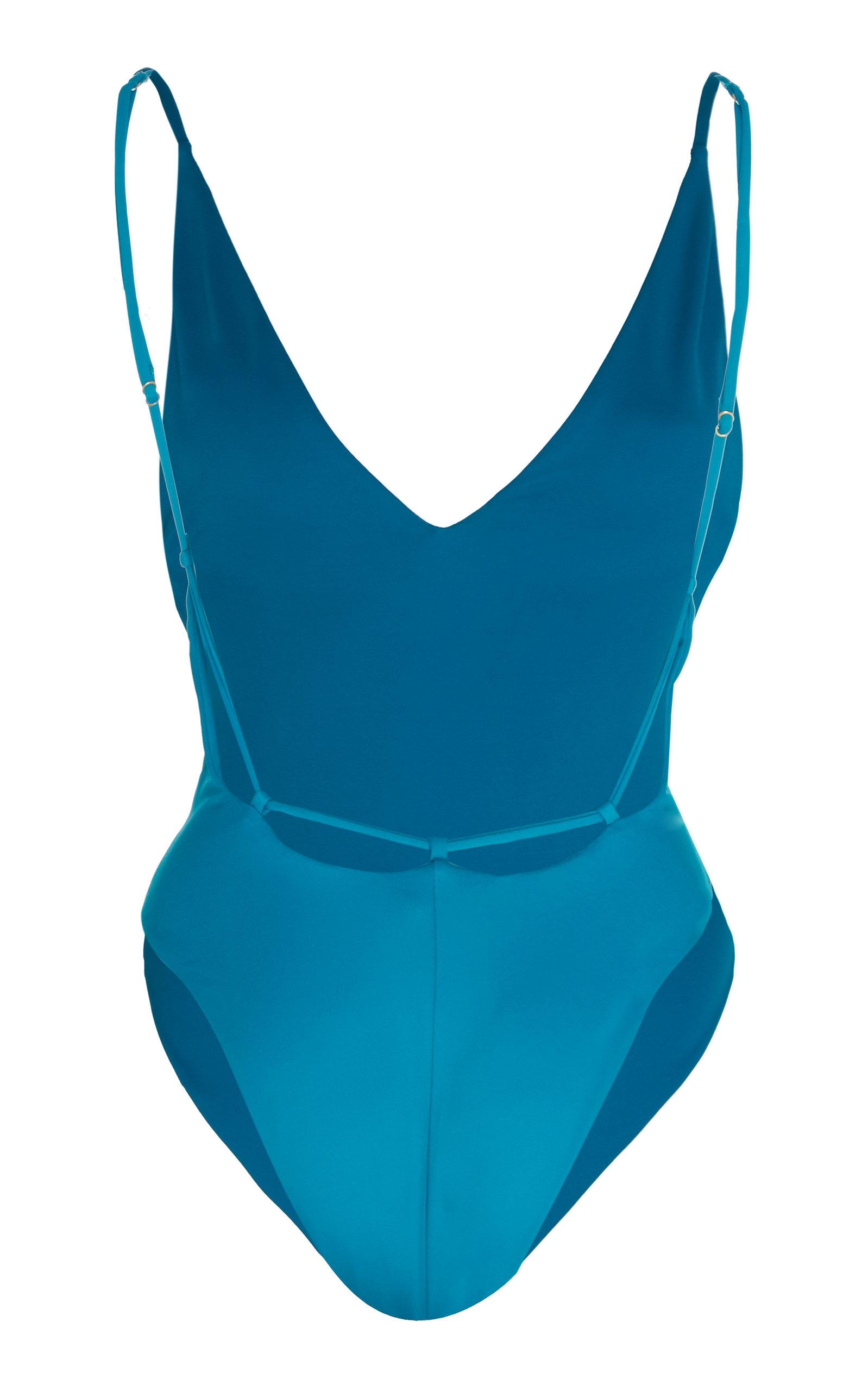 Dos Gardenias Synthetic Cruel Summer One Piece In Blue Lyst