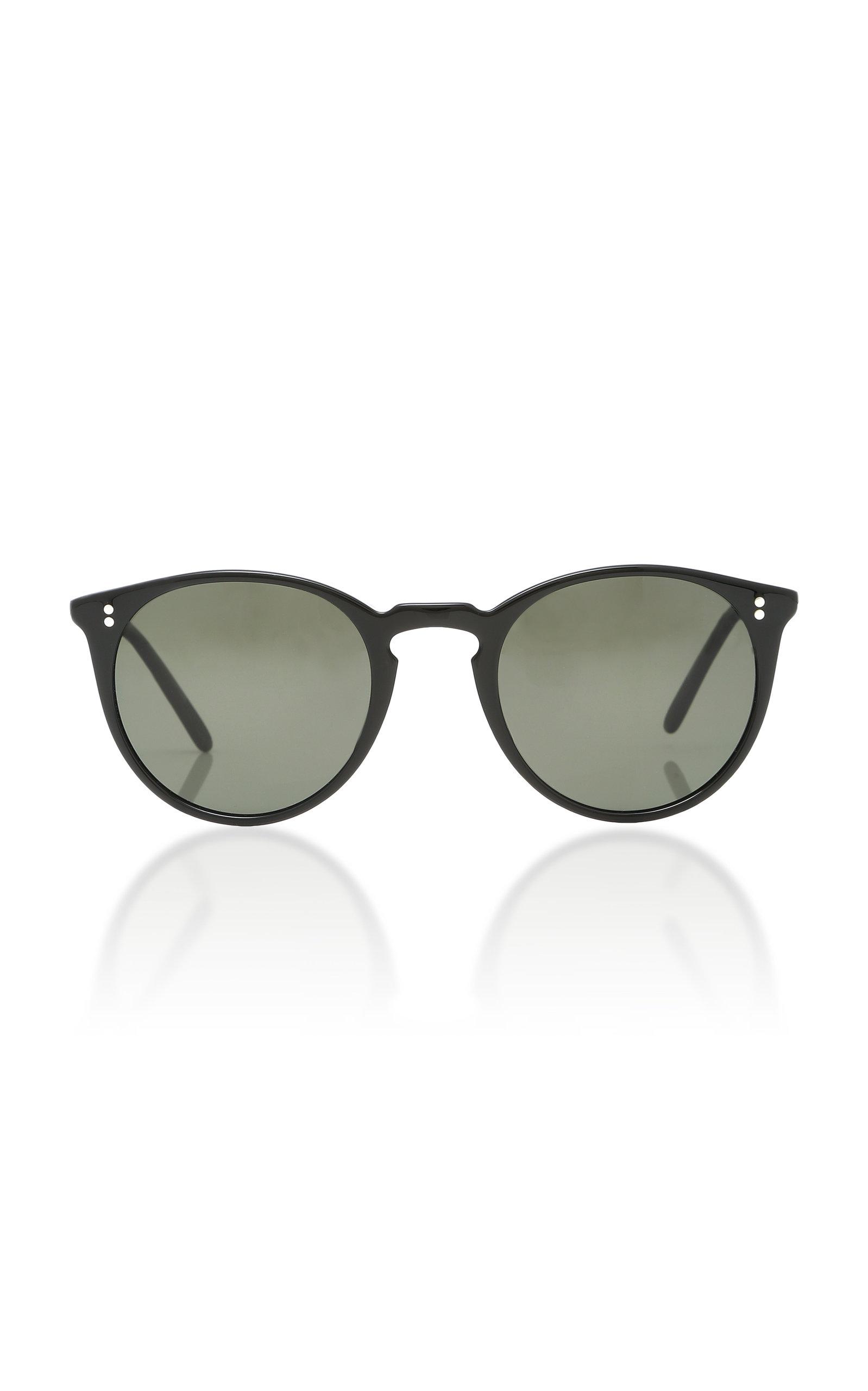 Oliver Peoples Fairmont Round Sunglasses in Black for Men | Lyst