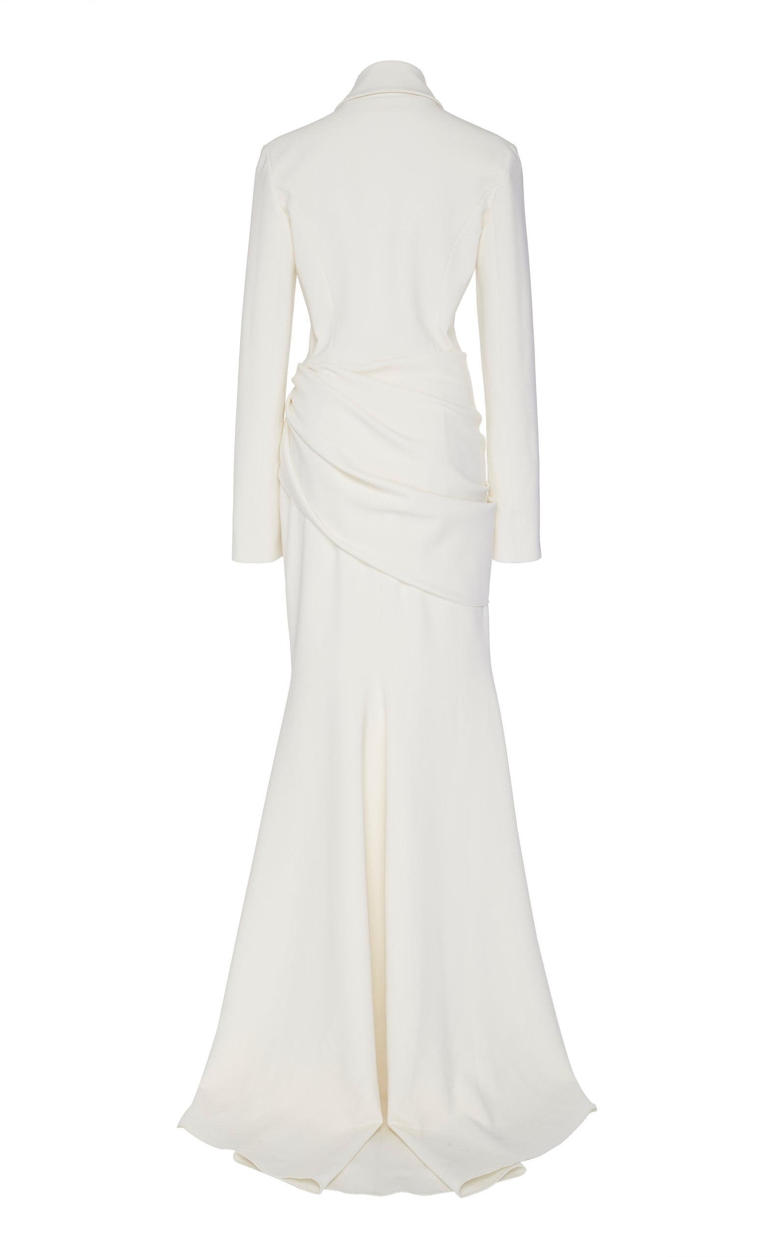 christian siriano tuxedo dress