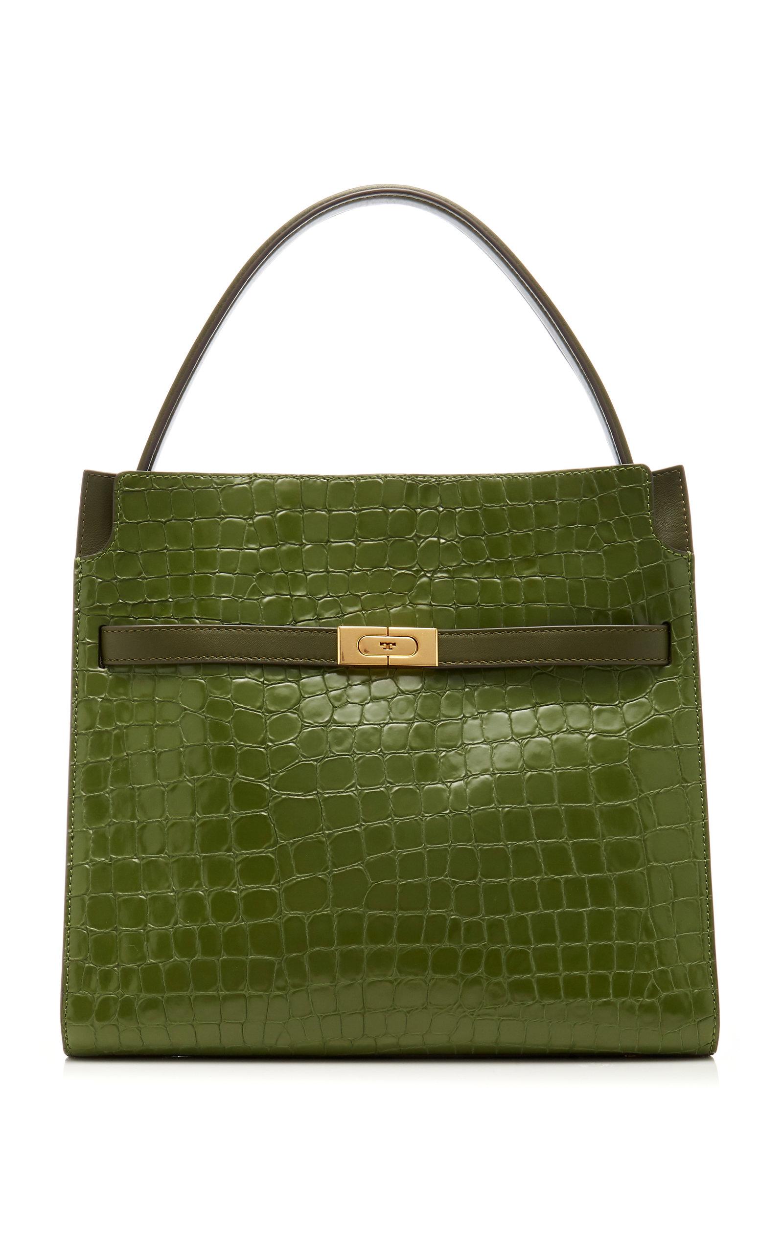 Tory burch lee hotsell radziwill embossed satchel