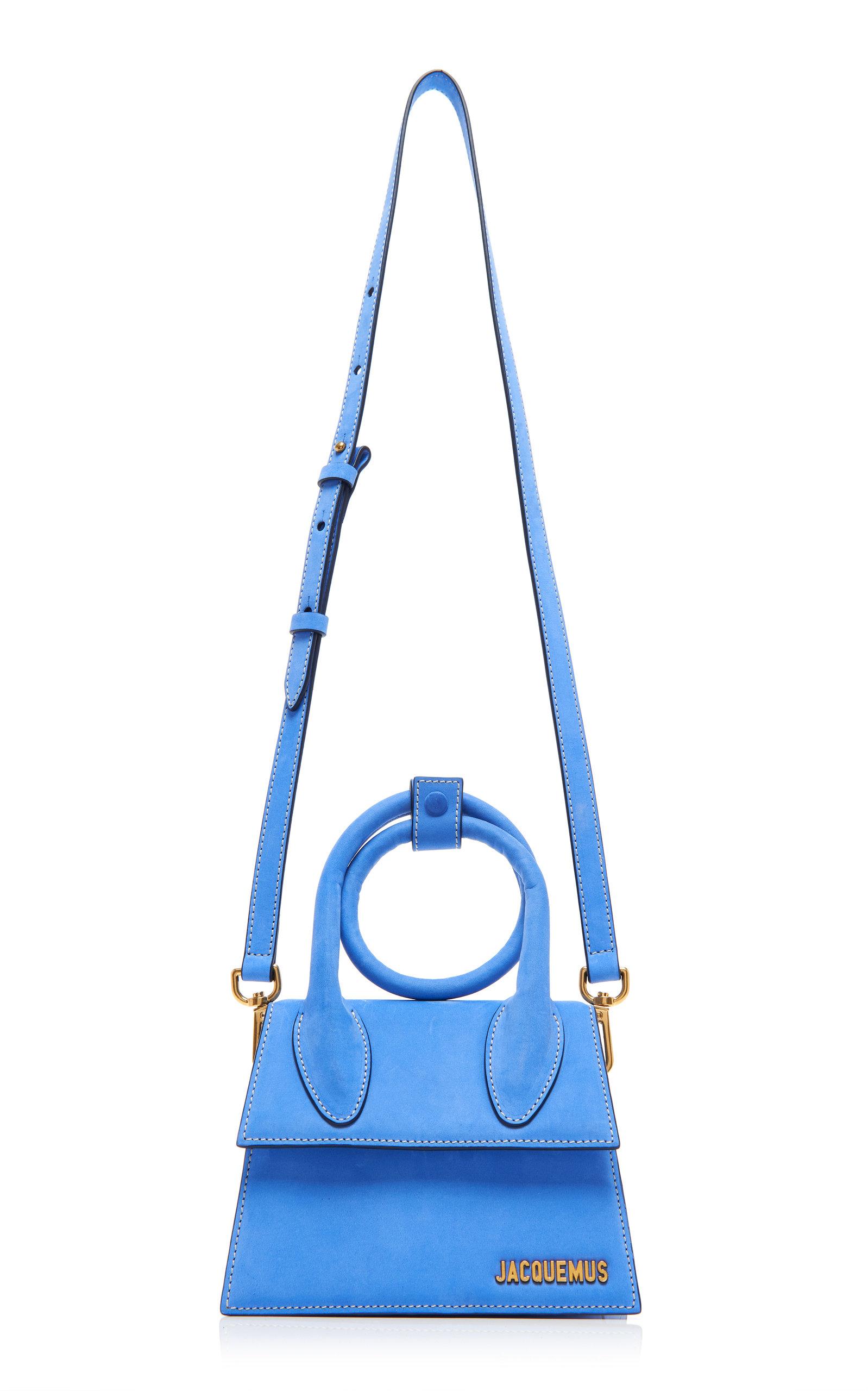 Jacquemus Le Chiquito Noeud Leather Bag in Blue - Lyst