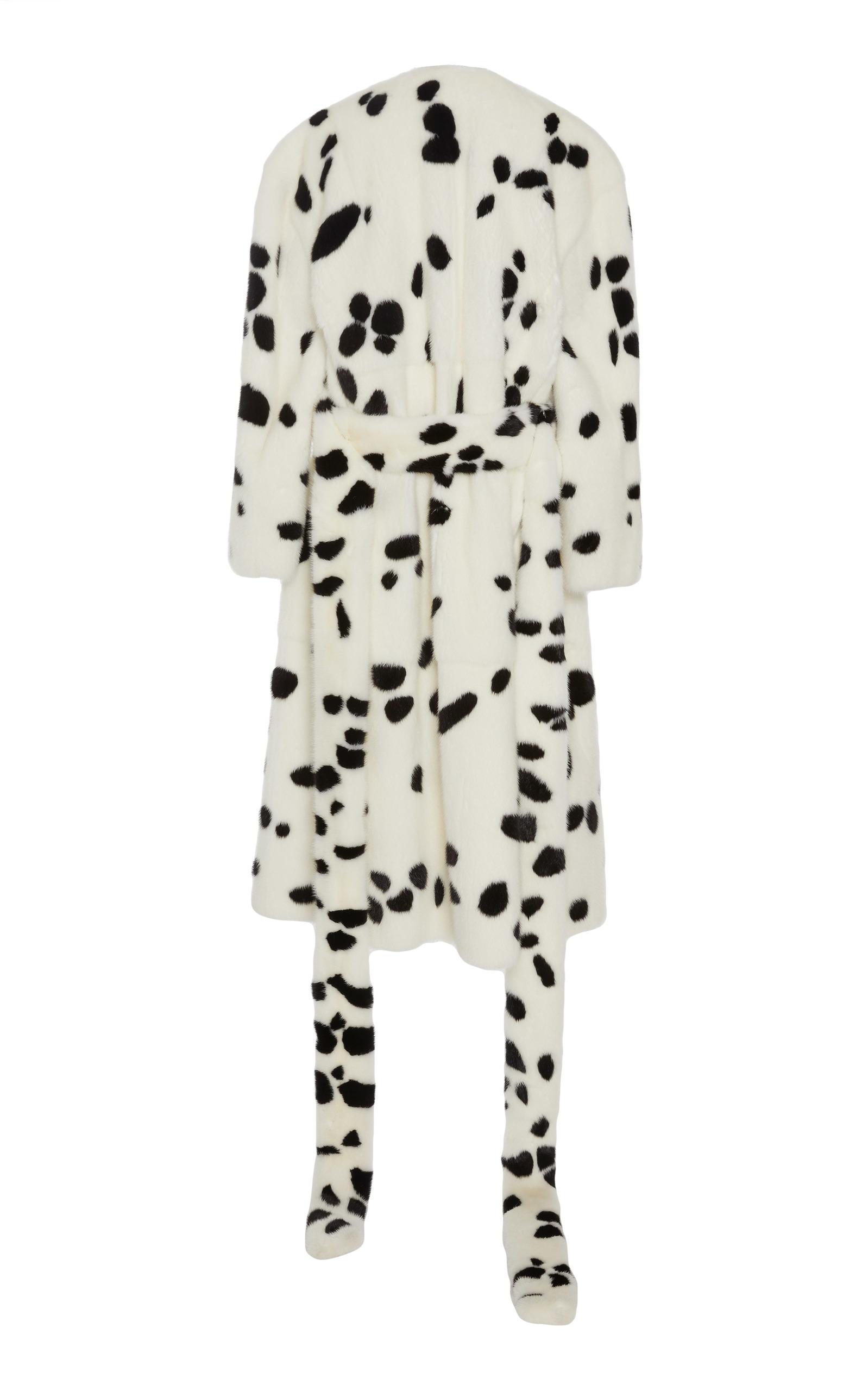dalmatian print coat