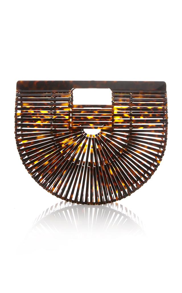 Cult Gaia Small Acrylic Ark Bag in Brown | Lyst