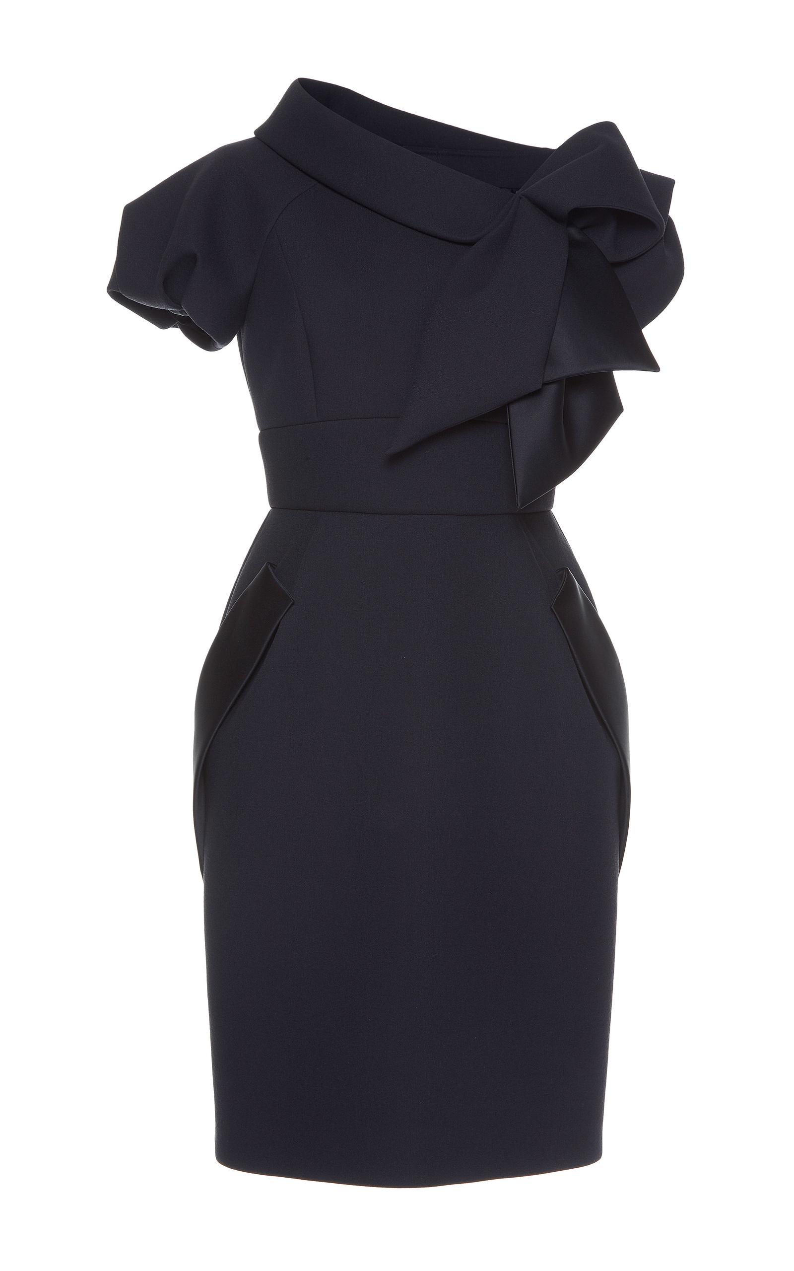 Asymmetric collar dress Clearance